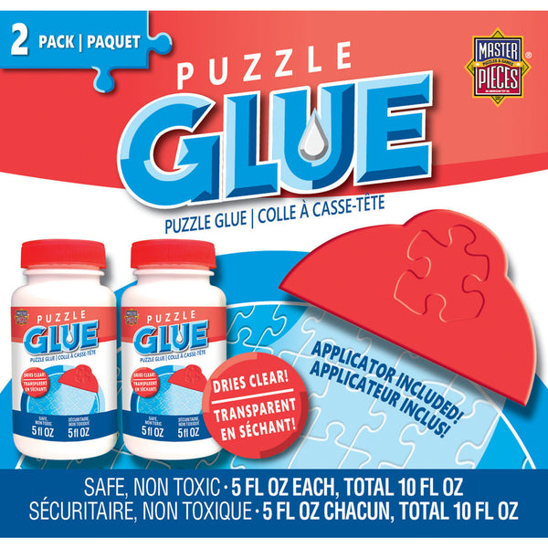 PuzzleWorx Easy-On Applicator Puzzle Glue, Pack of 2, Non Toxic