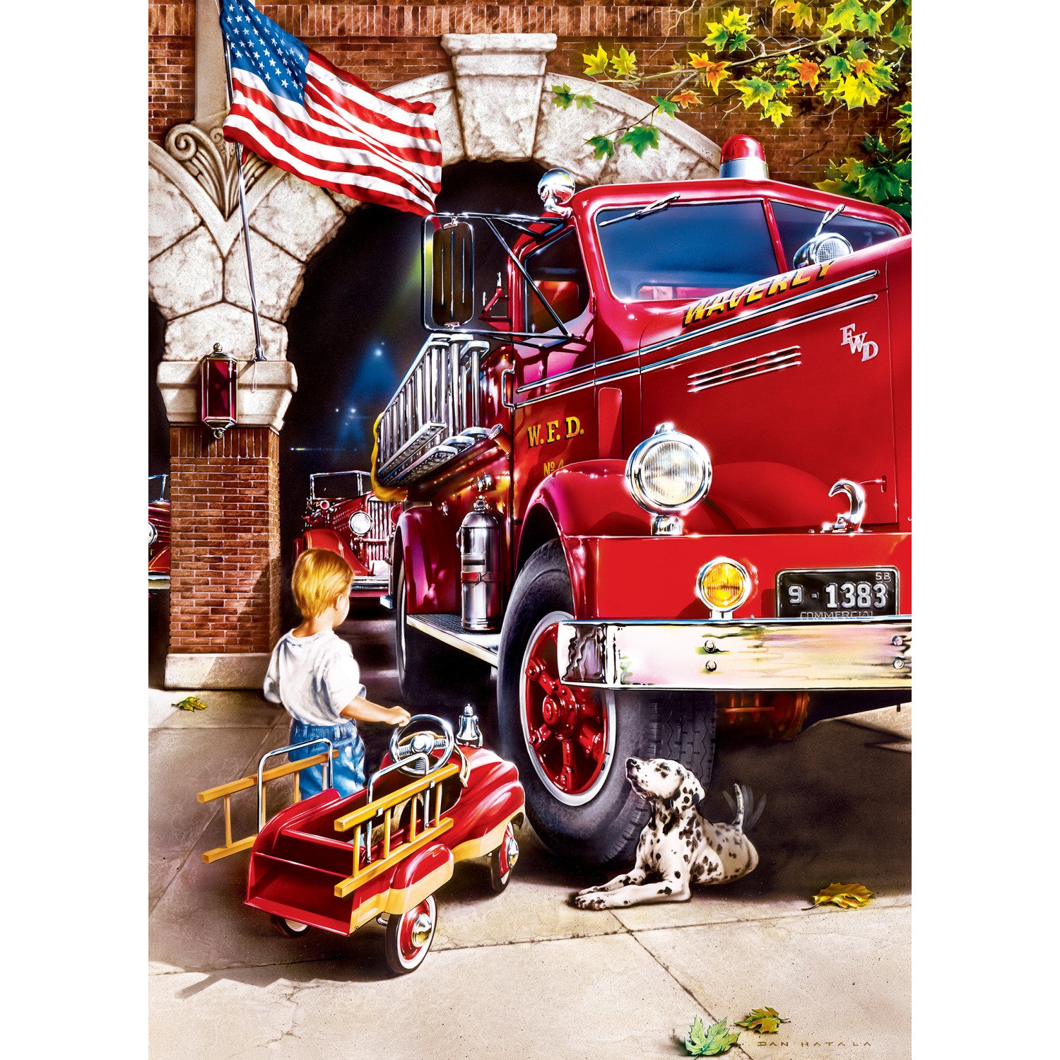 Hometown Heroes - Firehouse Dreams 1000 Piece Puzzle