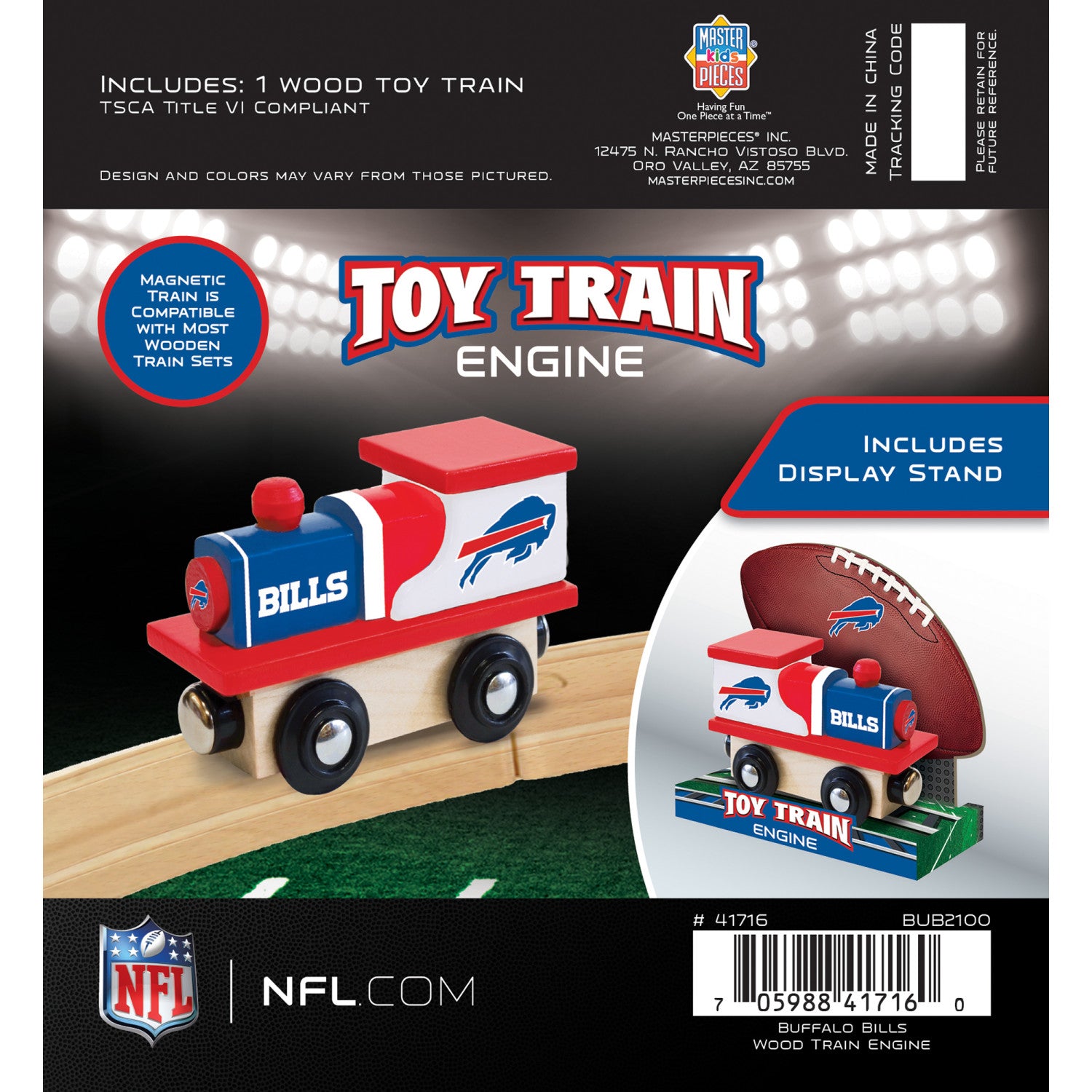 Buffalo Bills Toy Train Engine