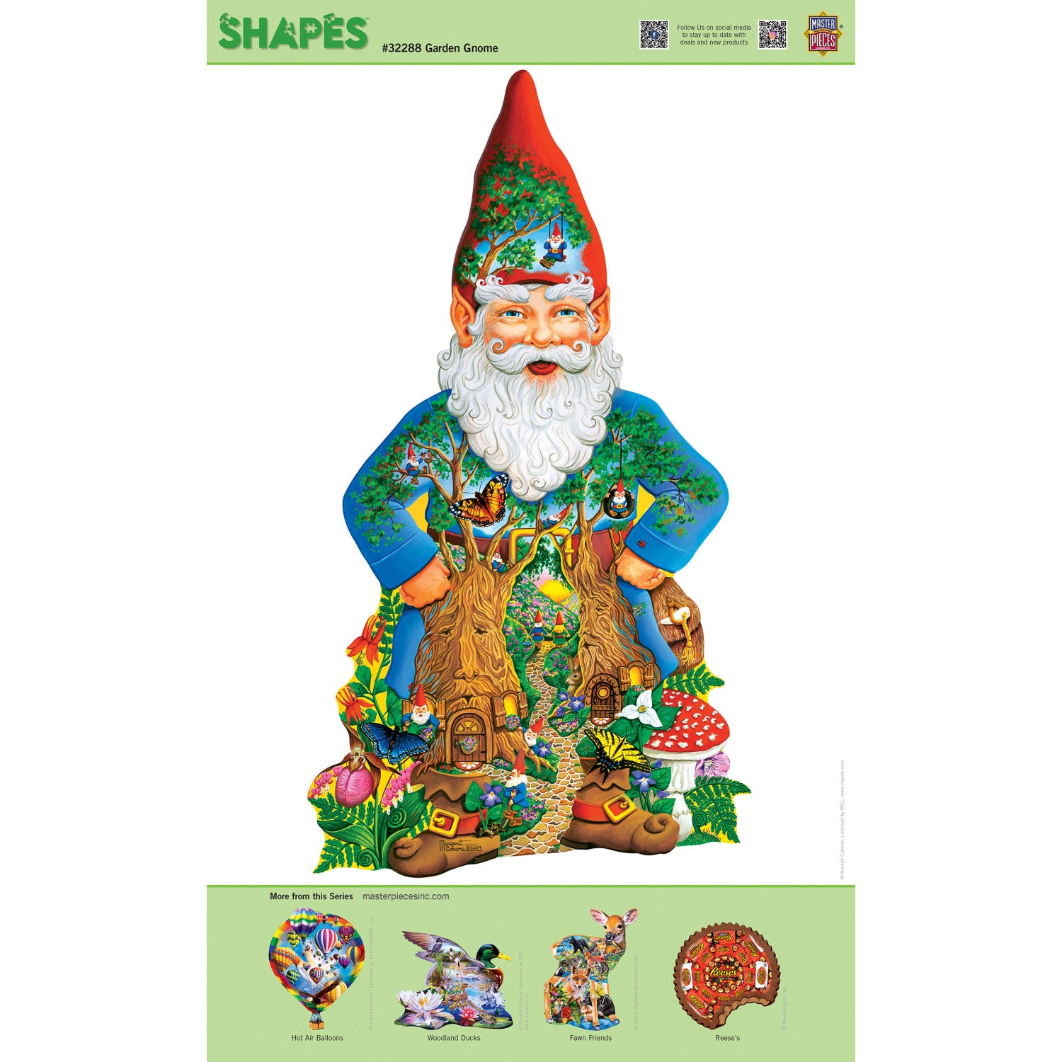 Contours Shaped - Garden Gnome 500 Piece Puzzle