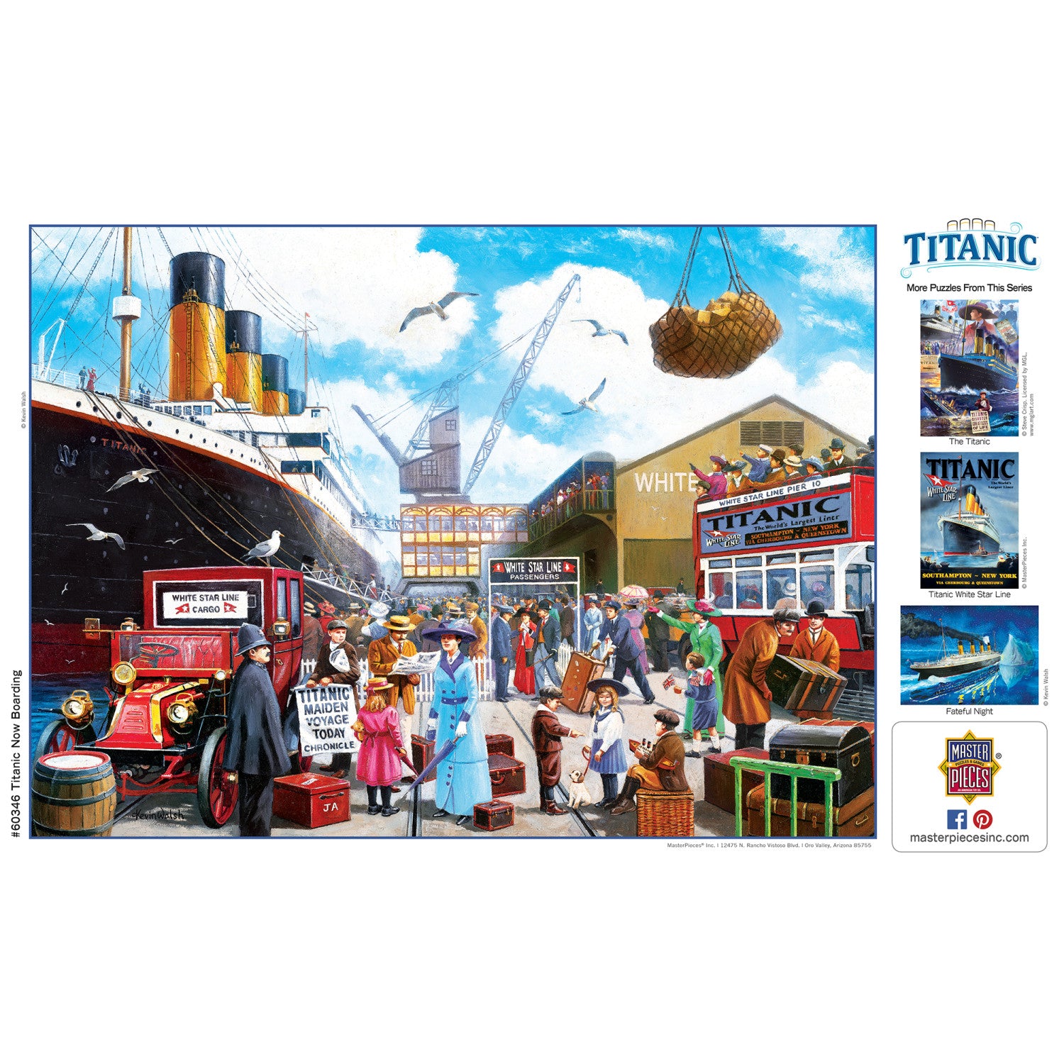 Titanic - Now Boarding 1000 Piece Jigsaw Puzzle