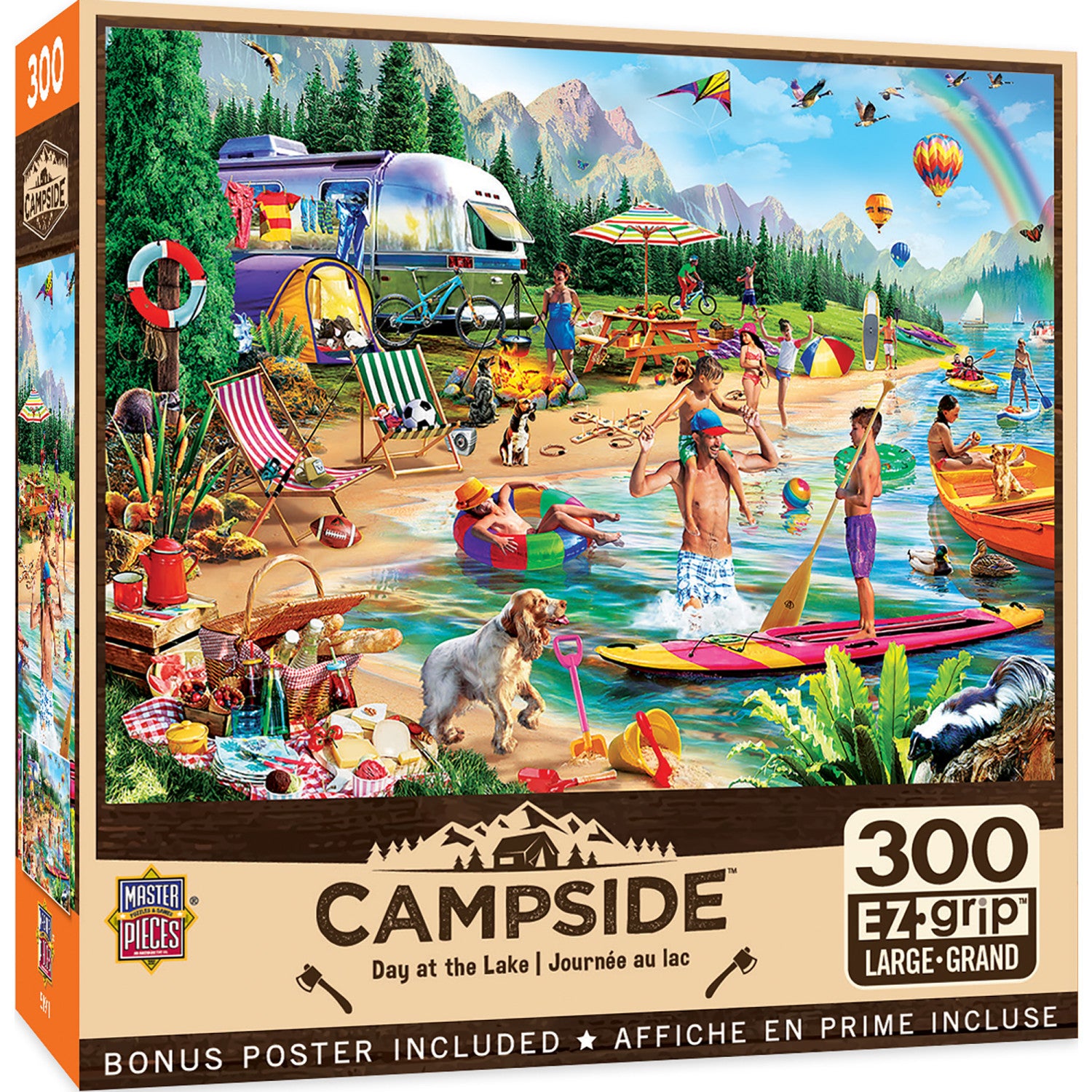 Campside - Day at the Lake 300 Piece EZ Grip Jigsaw Puzzle