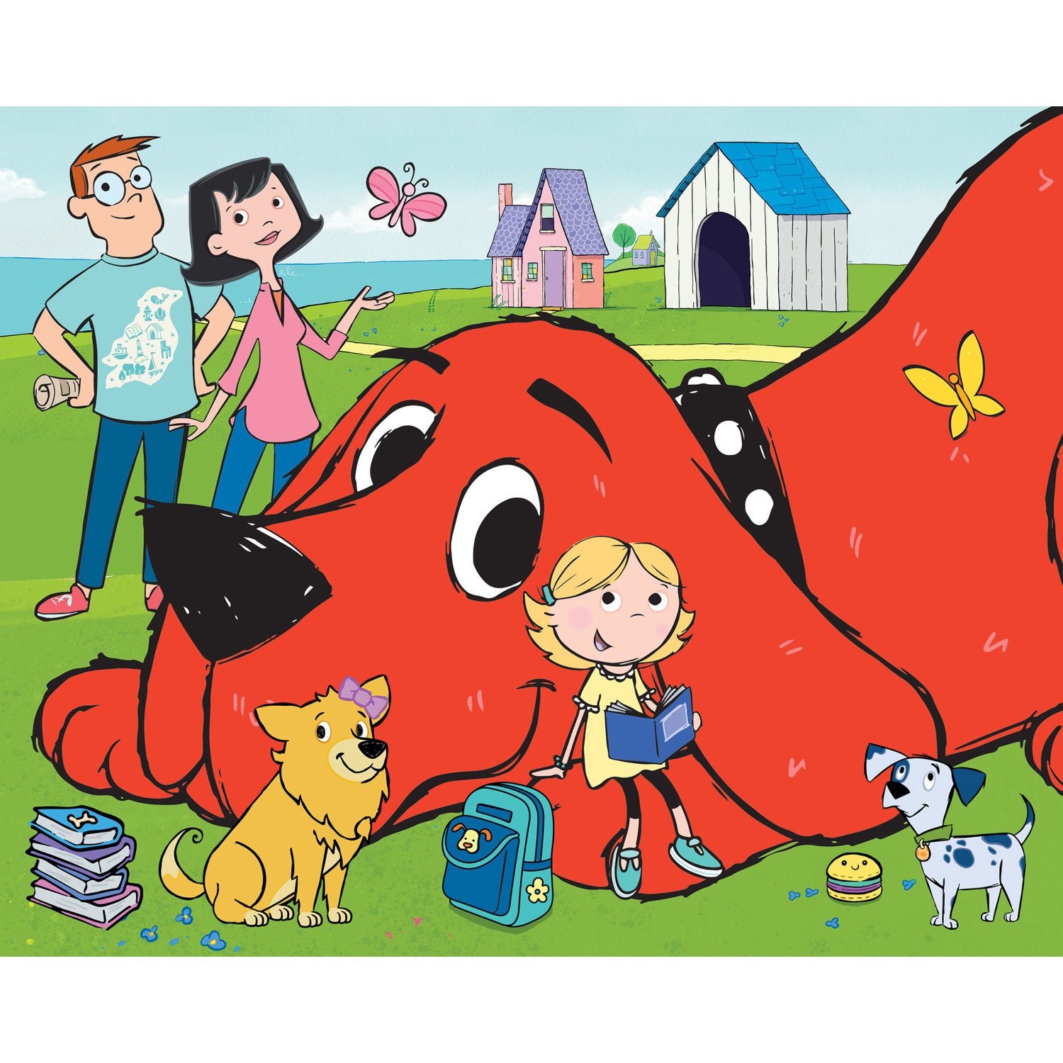 Clifford 100 Piece Jigsaw Puzzles 4-Pack