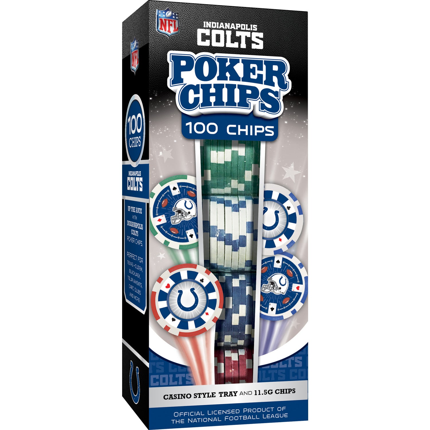 Indianapolis Colts 100 Piece Poker Chips