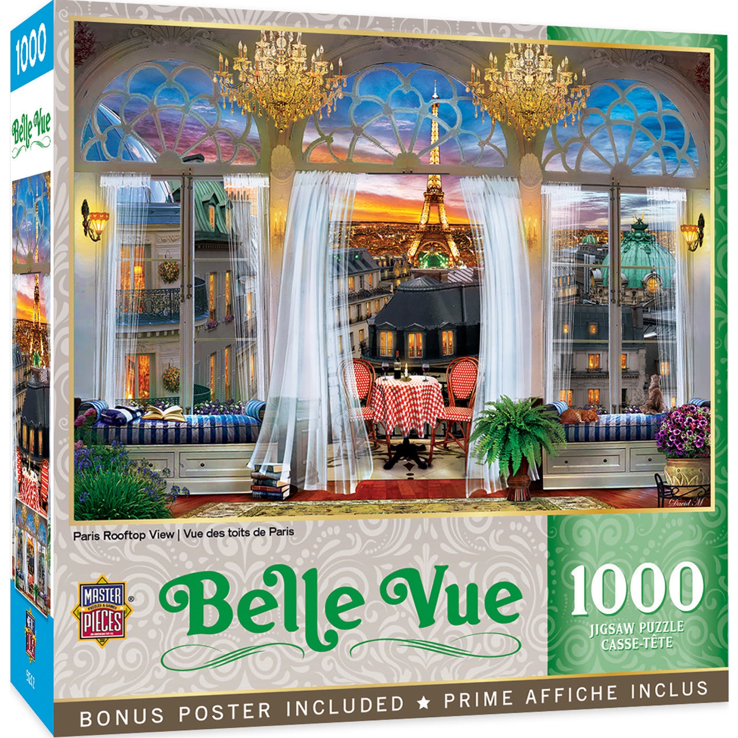 Belle Vue - Paris Rooftop View 1000 Piece Puzzle