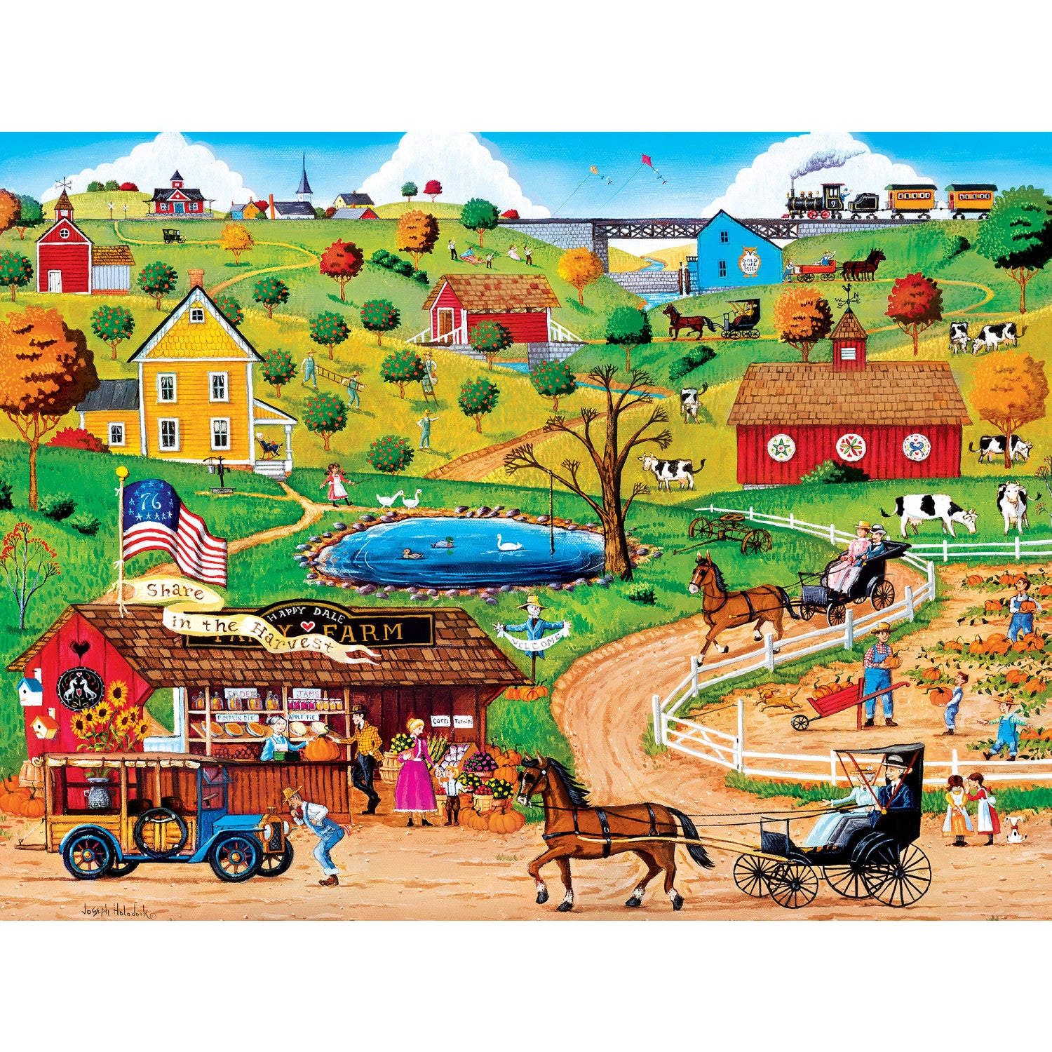 Town & Country - Share in the Harvest 300 Piece EZ Grip Puzzle