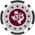 Texas A&M Aggies 100 Piece Poker Chips