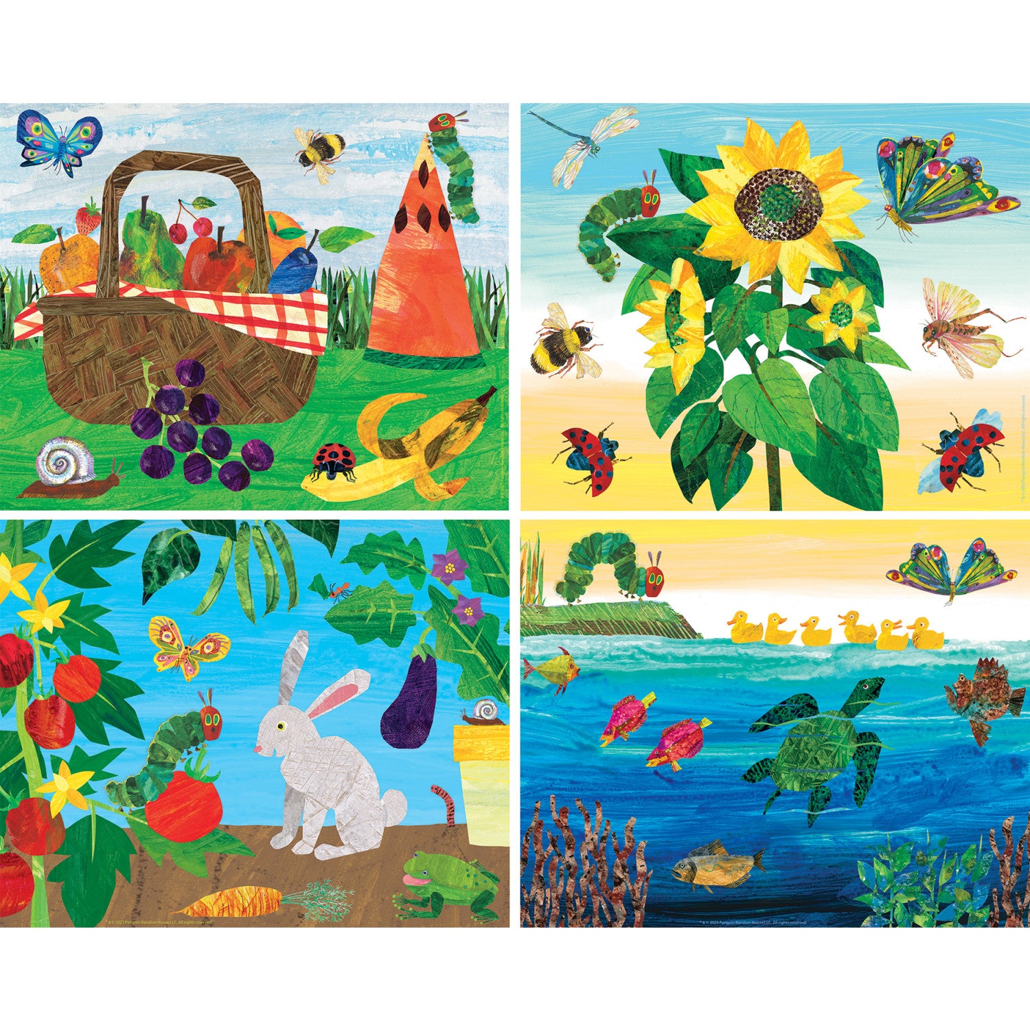 Eric Carle - 4-Pack 48 Piece Puzzles