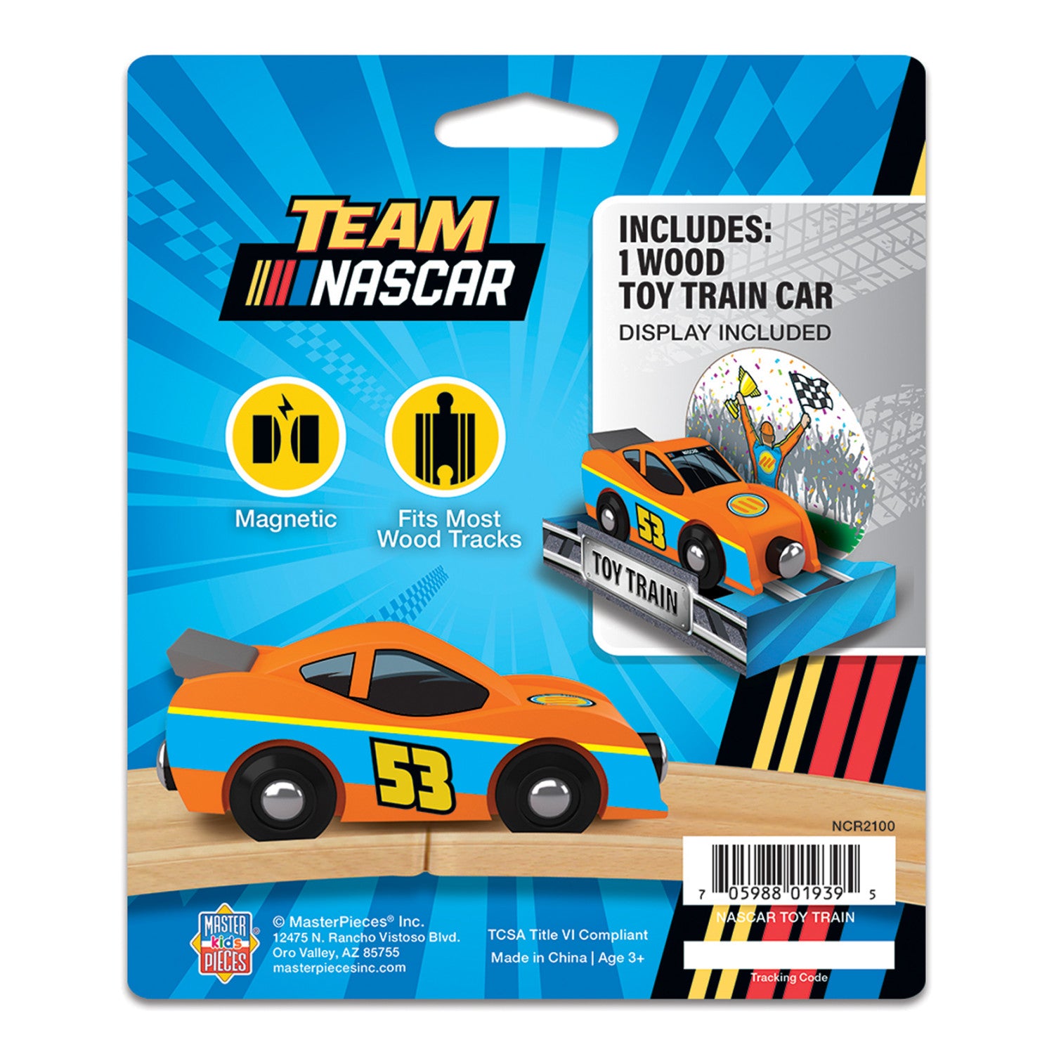 NASCAR Toy Train Engine