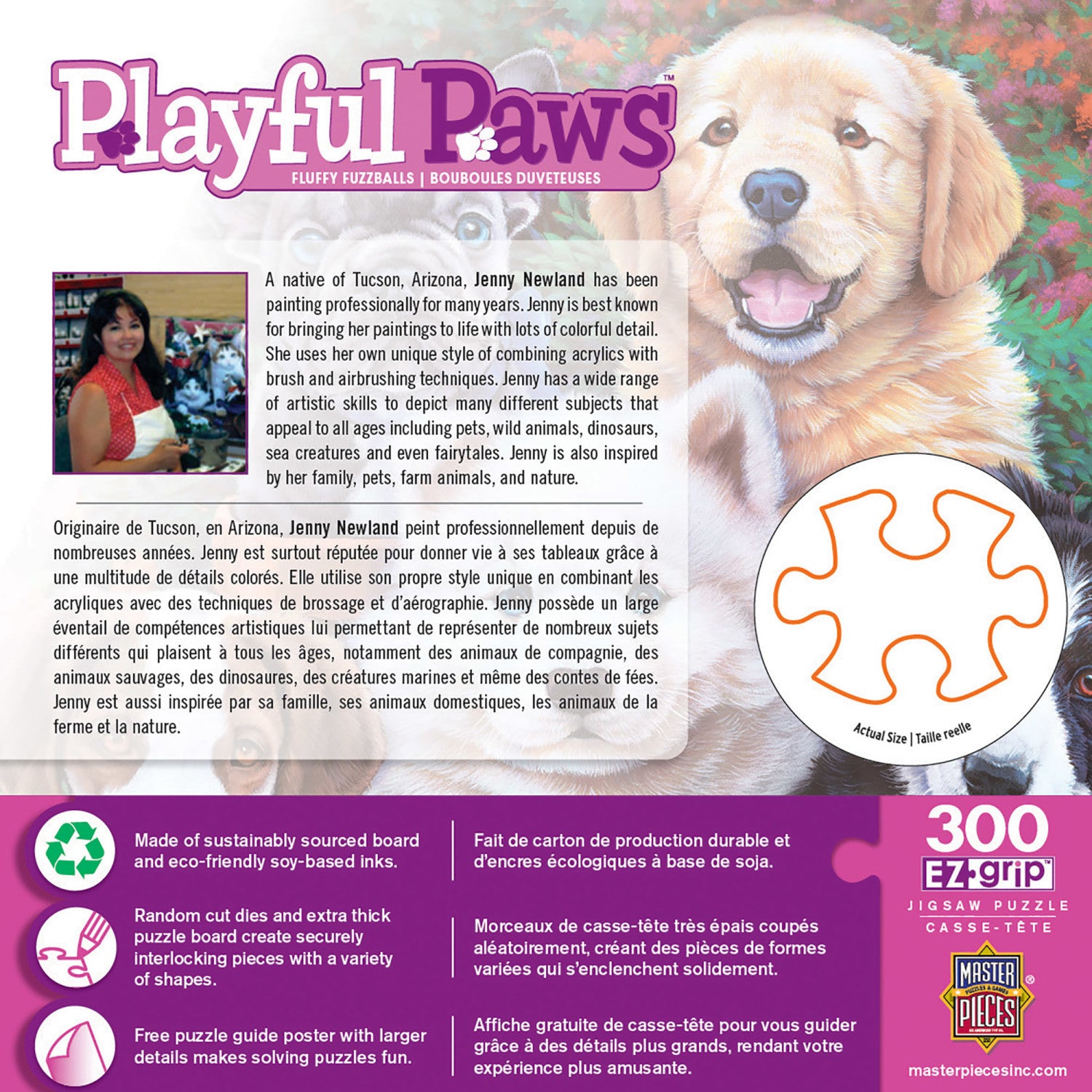 Playful Paws - Fluffy Fuzzballs 300 Piece EZ Grip Jigsaw Puzzle