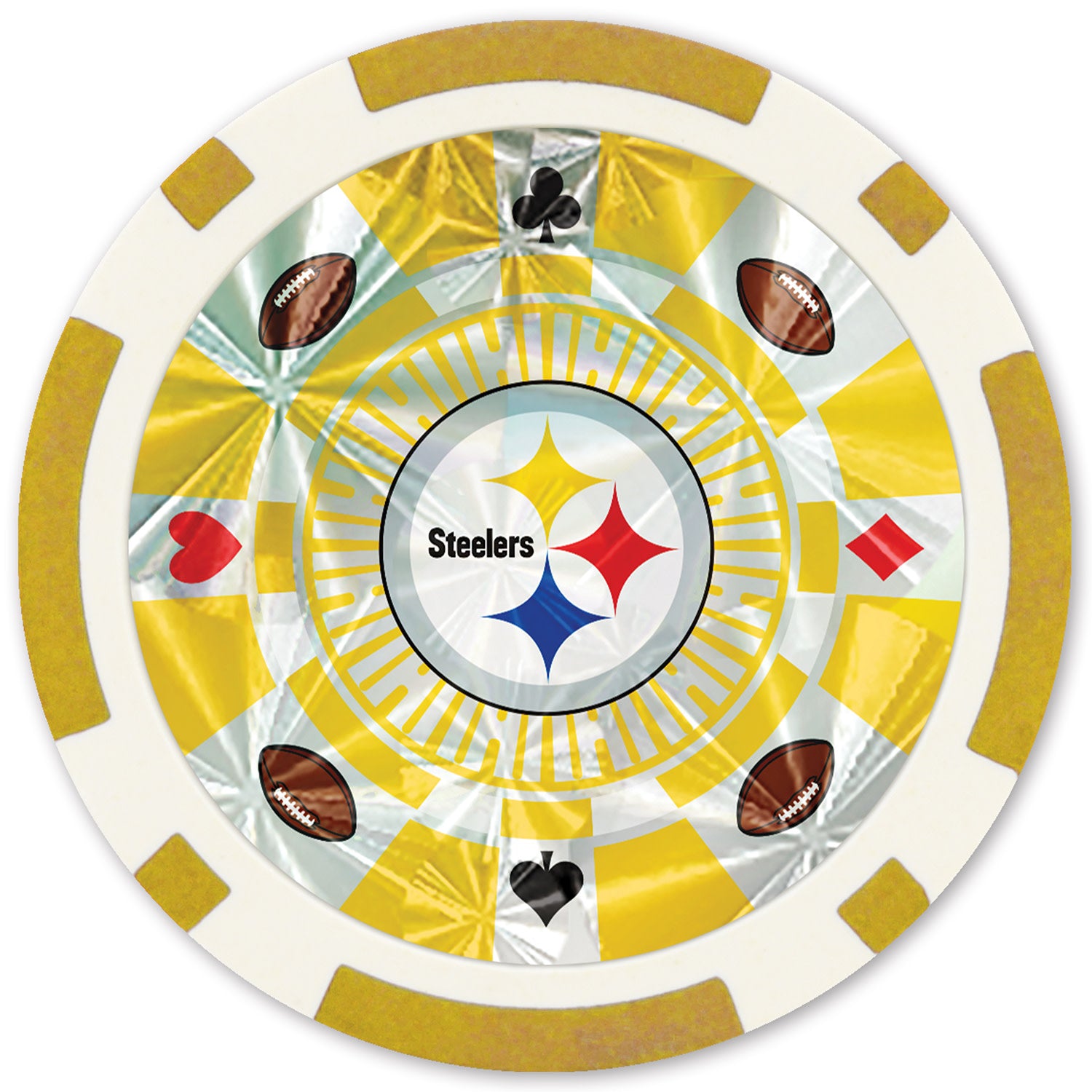Pittsburgh Steelers NFL Poker Chips 20pc