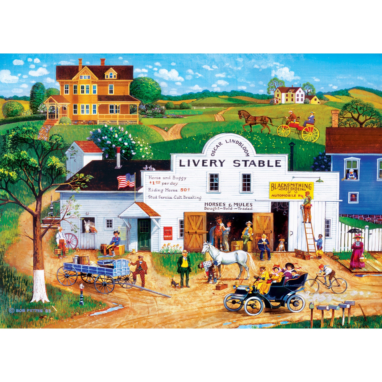 Hometown Gallery - Changing Times 1000 Piece Puzzle