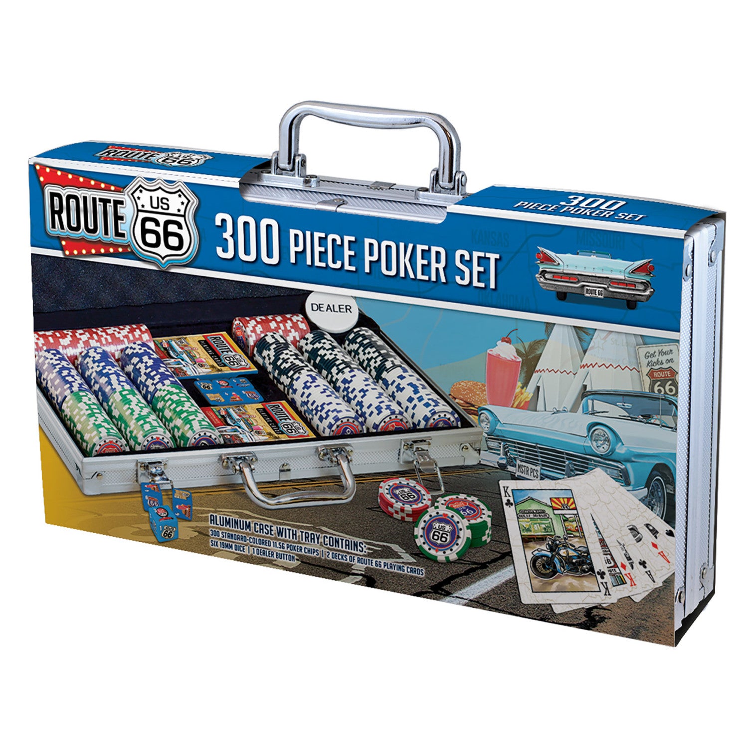 Route 66 300 Piece Poker Set