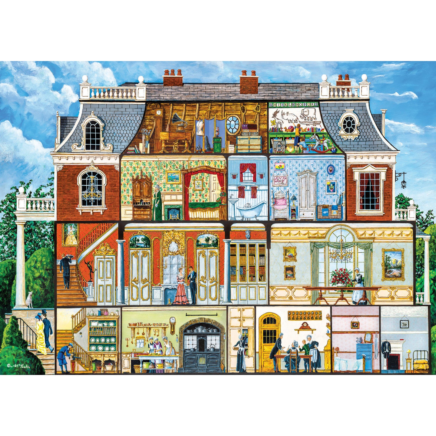 Inside Out - Walden Manor House 1000 Piece Puzzle