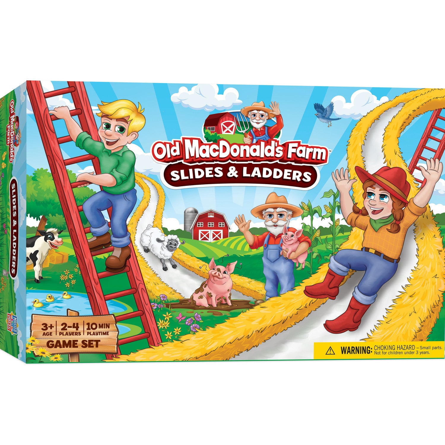 Old MacDonald's Farm - Slides & Ladders Board Game