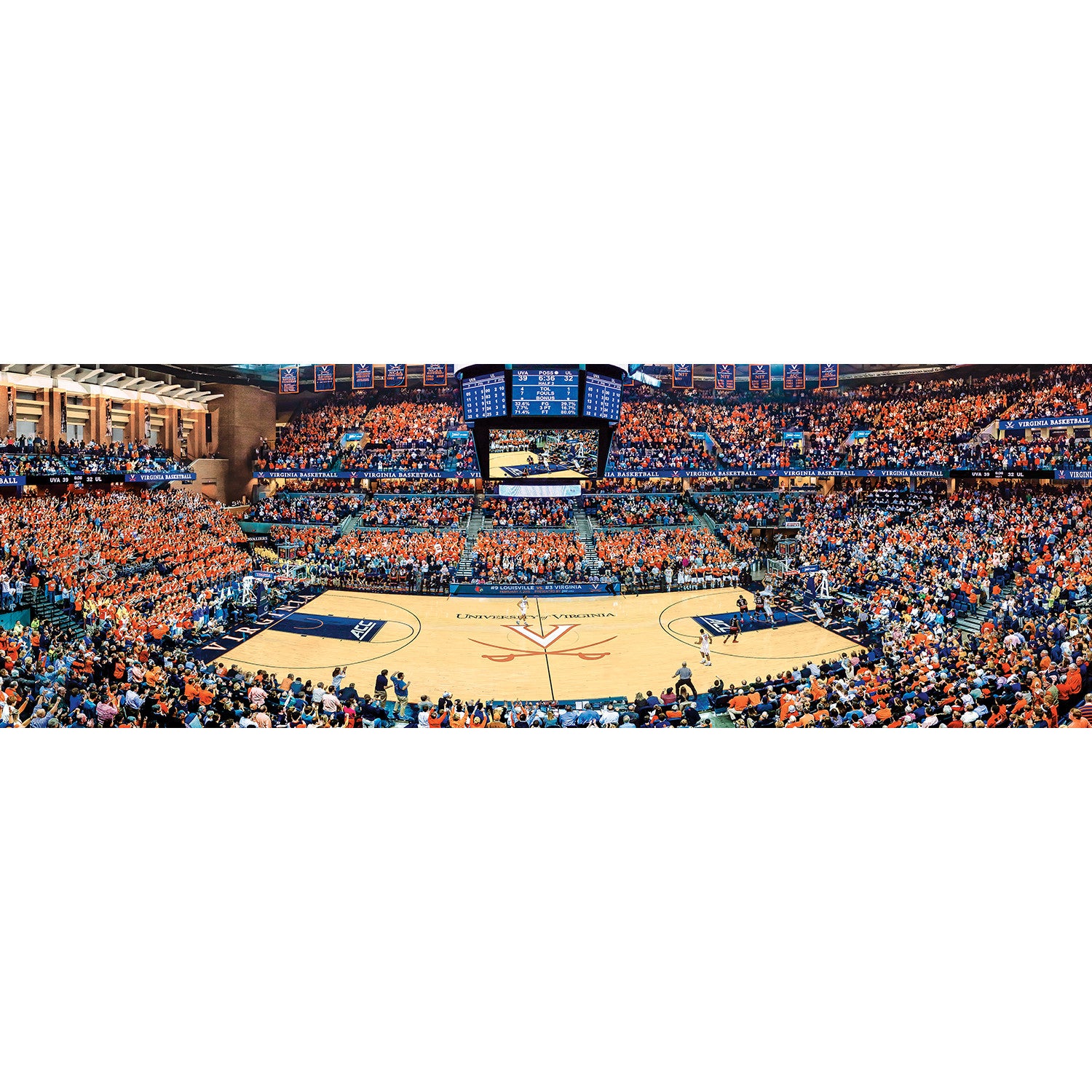 Virginia Cavaliers NCAA 1000pc Basketball Panoramic Puzzle