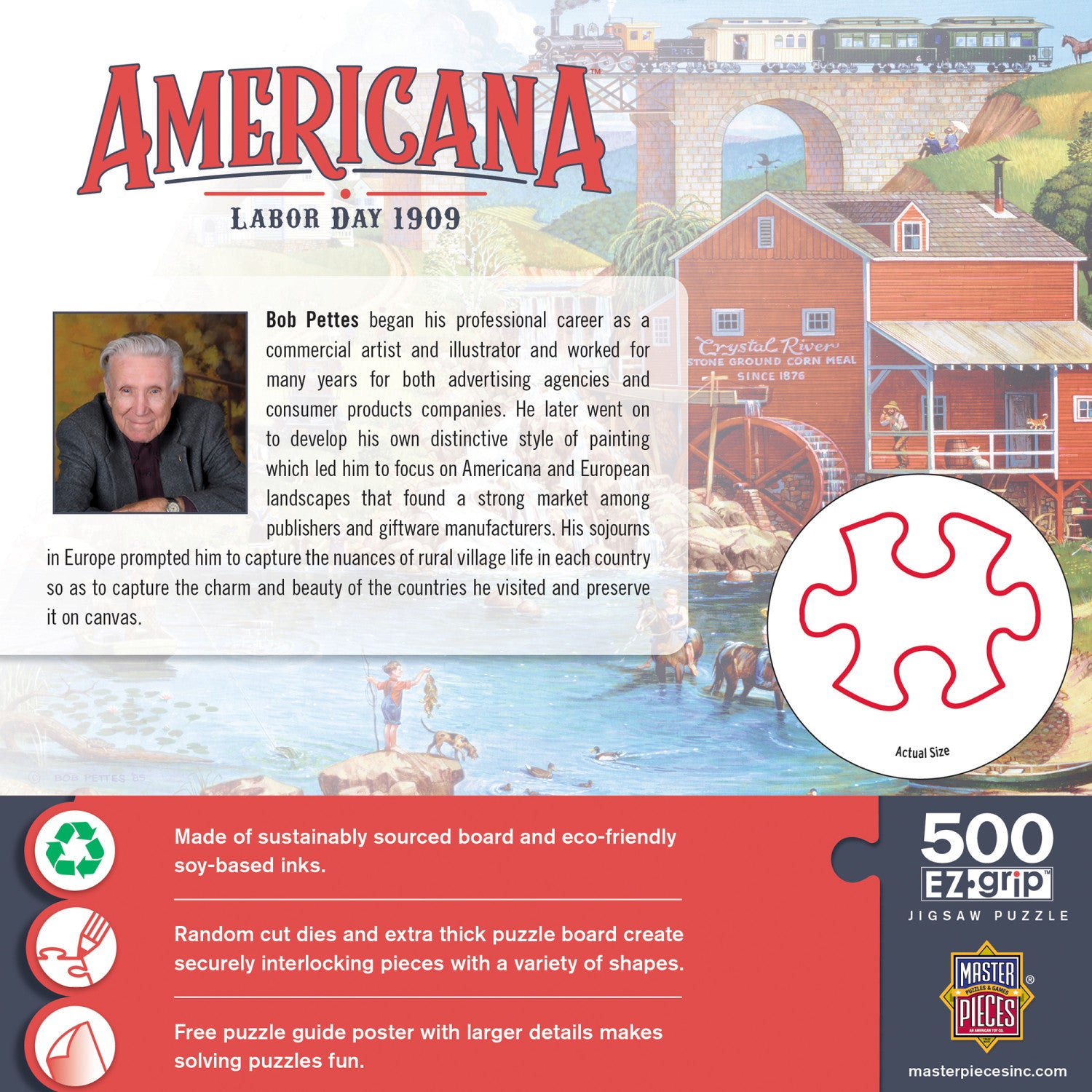 Americana - Labor Day 1909 500 Piece EZ Grip Jigsaw Puzzle