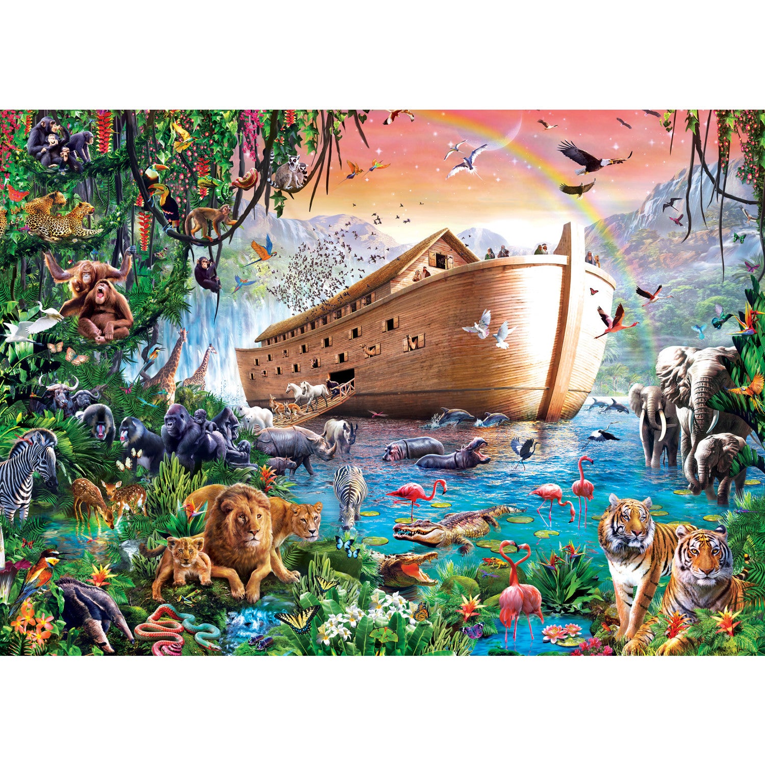 Inspirational - Noah's Ark Finds Shore 500 Piece Puzzle
