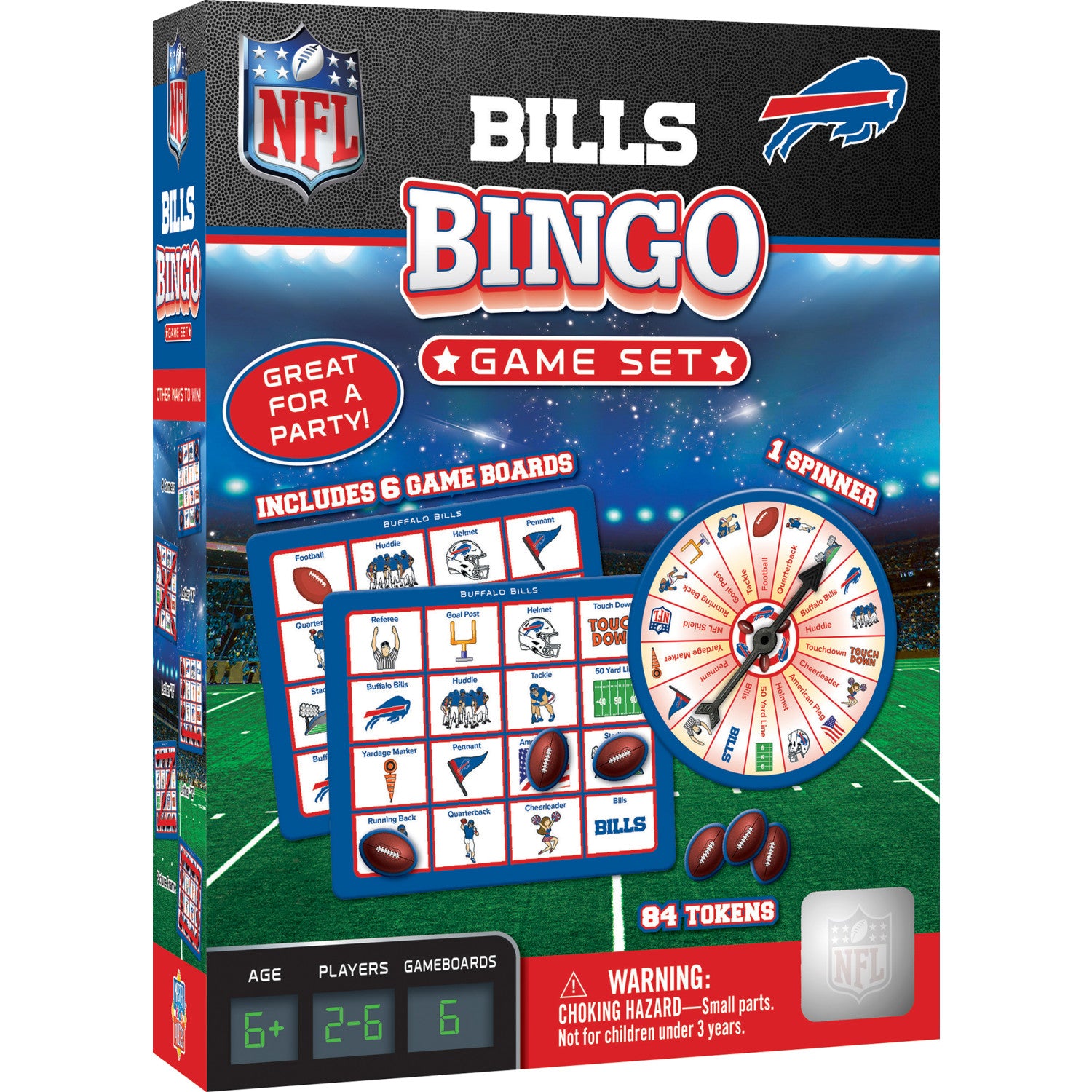 Buffalo Bills NFL Bingo Game