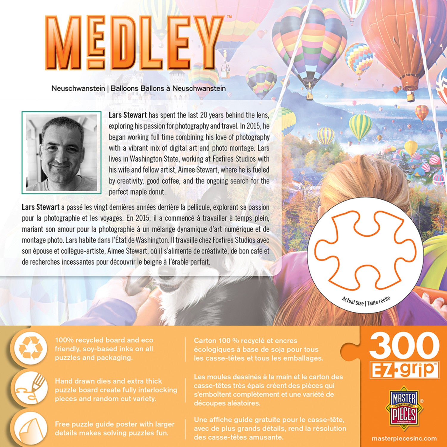 Medley - Neuschwanstein Balloons 300 Piece Puzzle