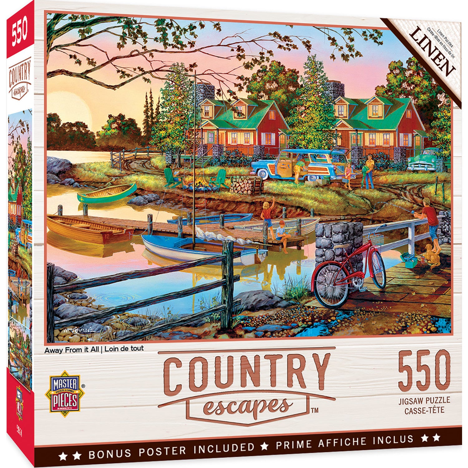 Country Escapes - Away from It All 550 Piece Puzzle