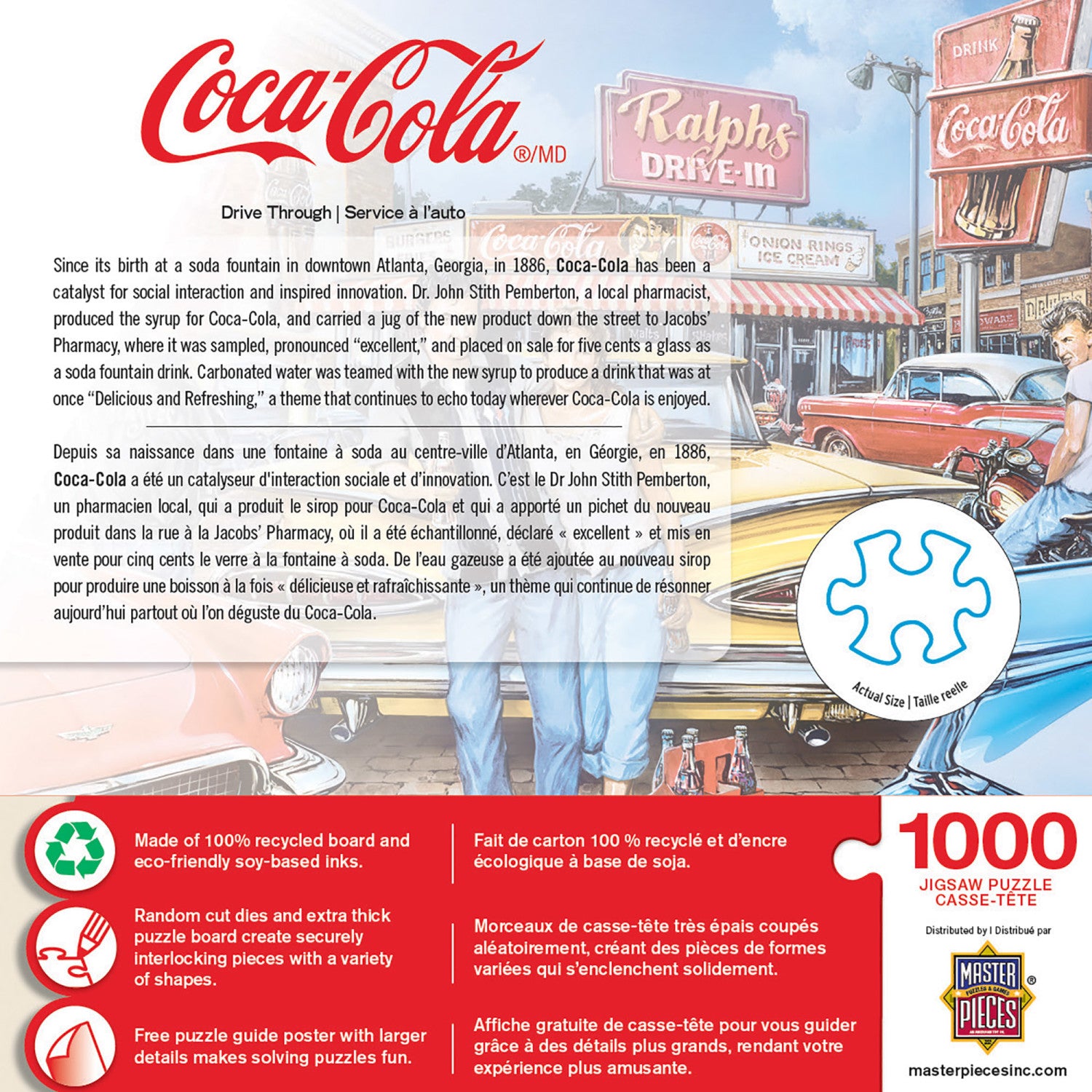 Coca-Cola - Drive Through 1000 Piece Puzzle  MasterPieces – MasterPieces  Puzzle Company INC