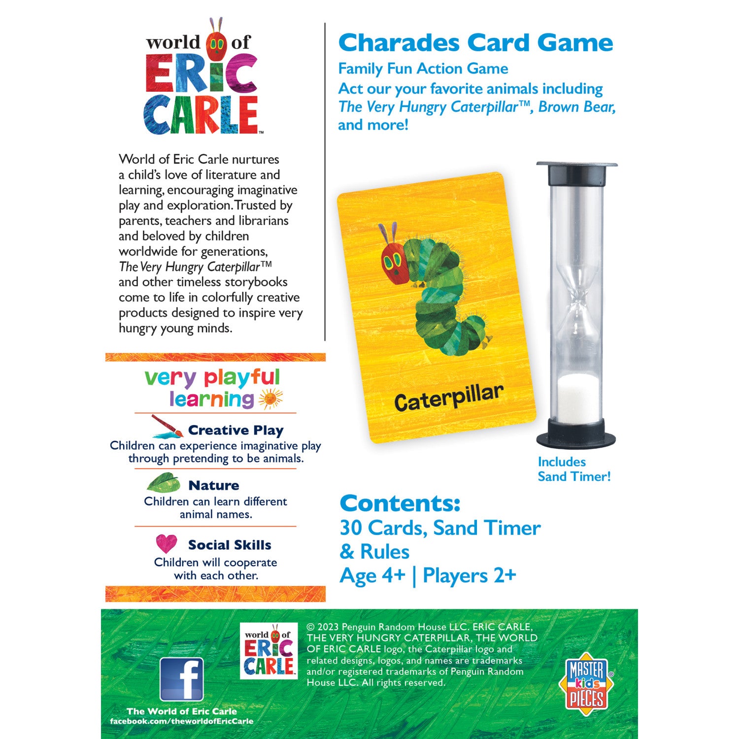 World of Eric Carle Charades Travel Card Game