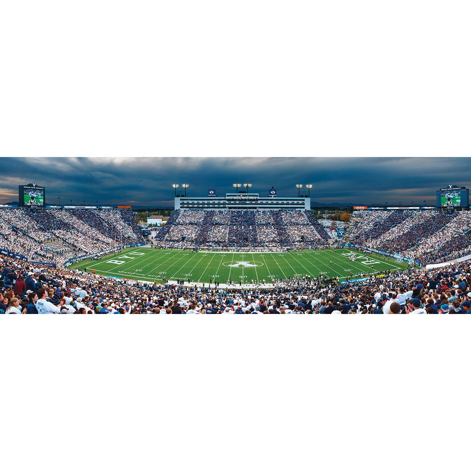 BYU Cougars NCAA 1000pc Panoramic Puzzle