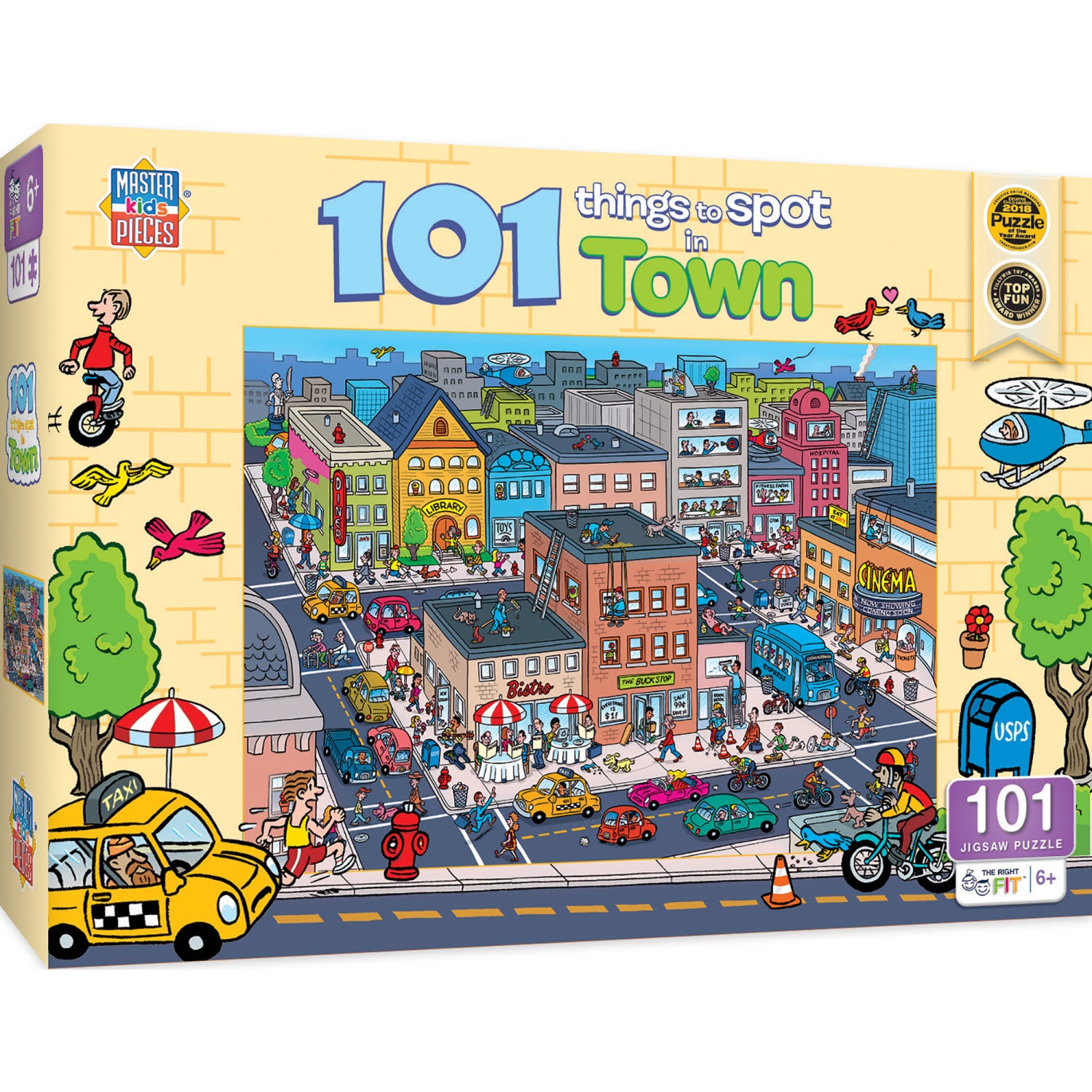 101 Things to Spot in Town - 101 Piece Puzzle