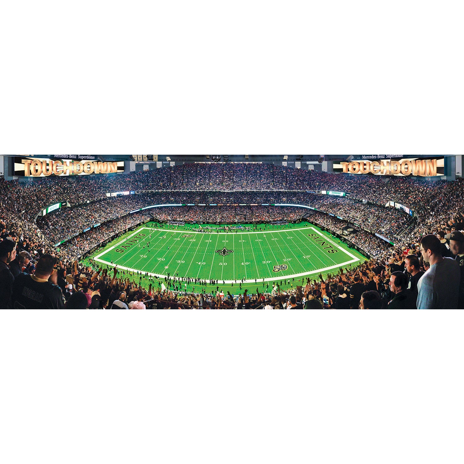 New Orleans Saints NFL 1000pc Panoramic Puzzle