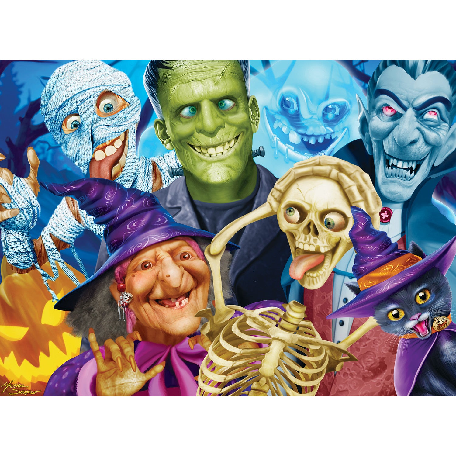 Selfies - Spooky Smiles 200 Piece Halloween Puzzle