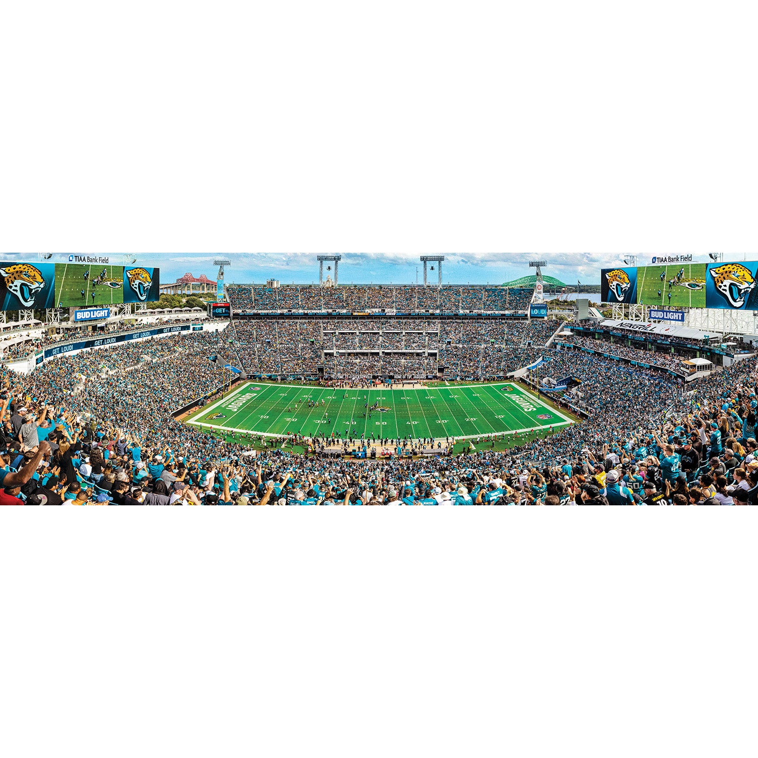 Jacksonville Jaguars NFL 1000pc Panoramic Puzzle
