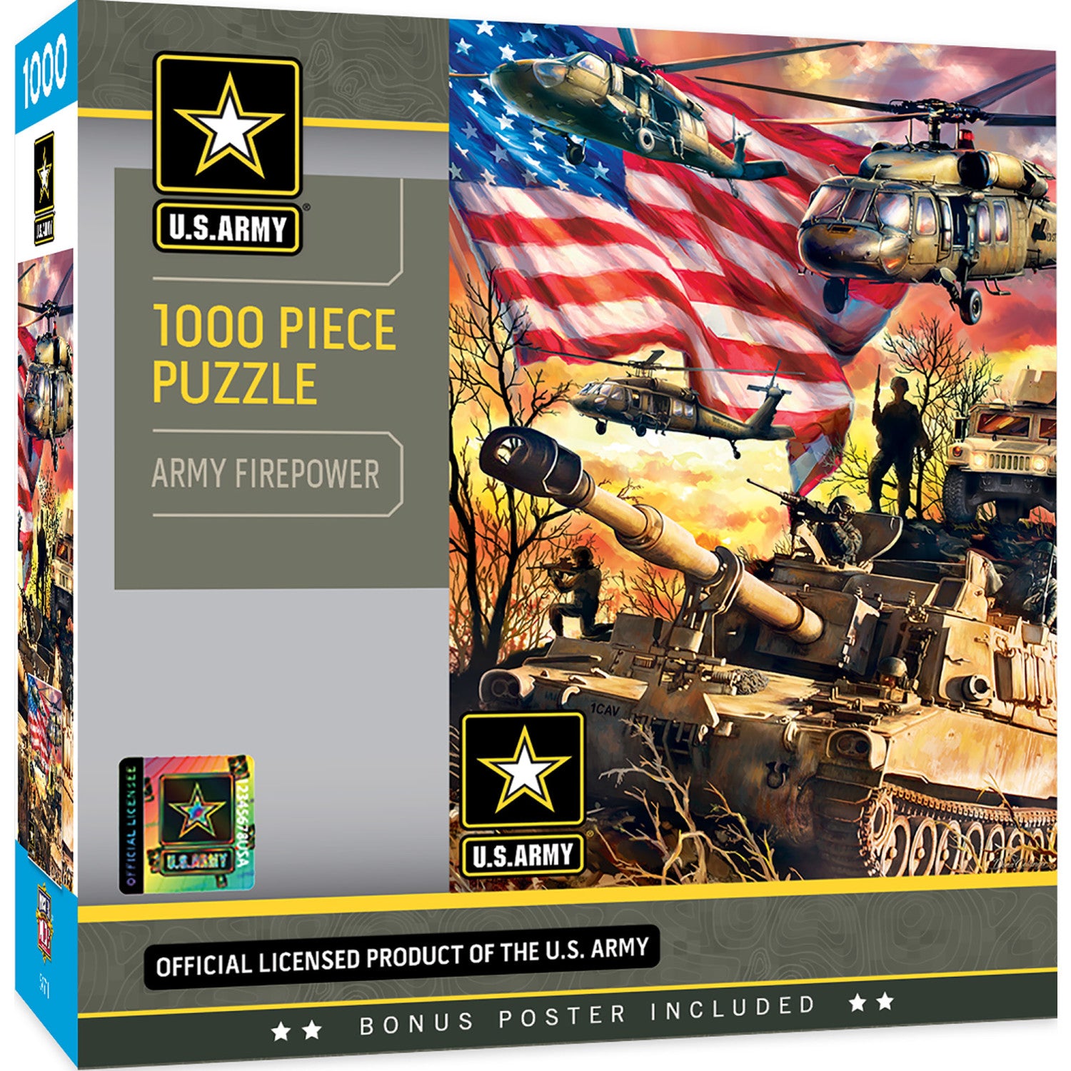 U.S. Army - Army Firepower 1000 Piece Puzzle