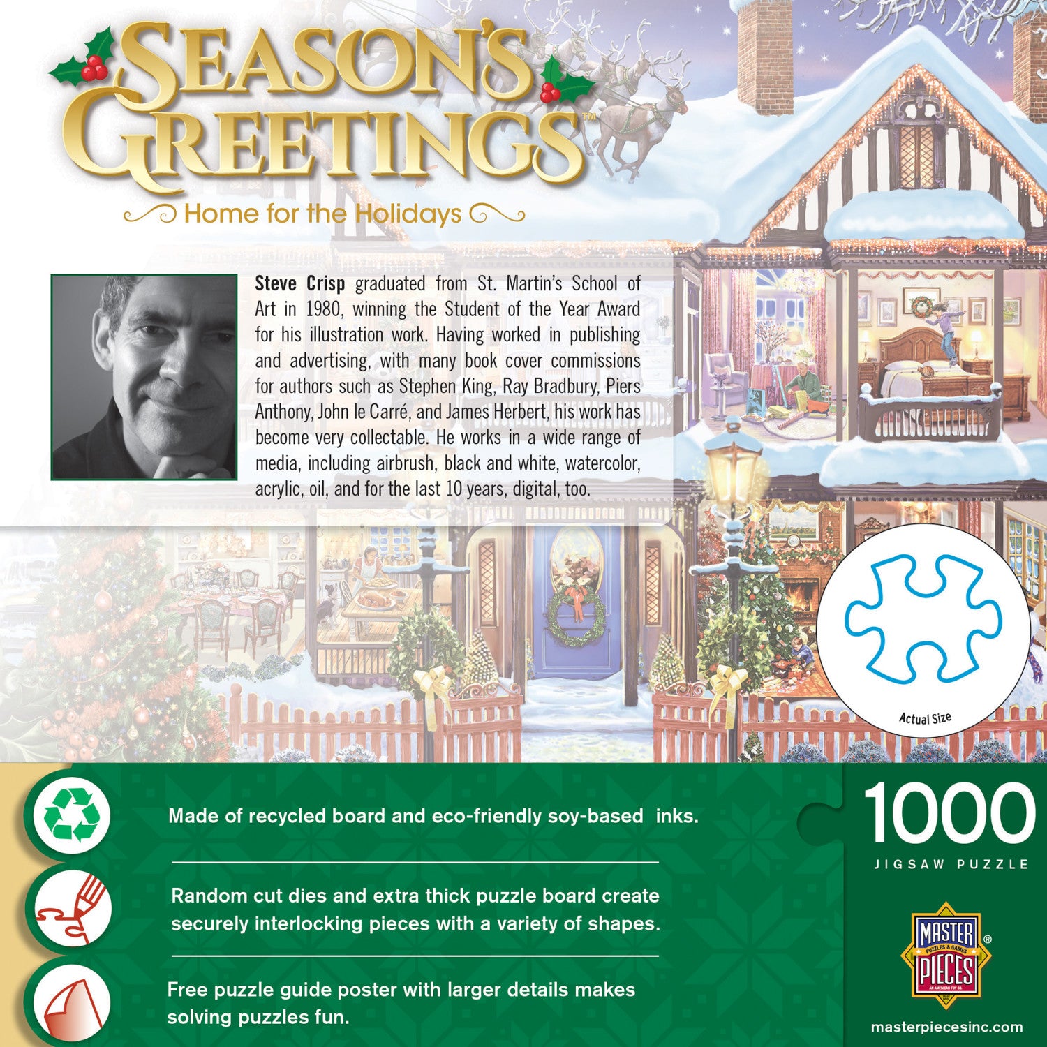 Season's Greetings - Home for the Holidays 1000 Piece Puzzle