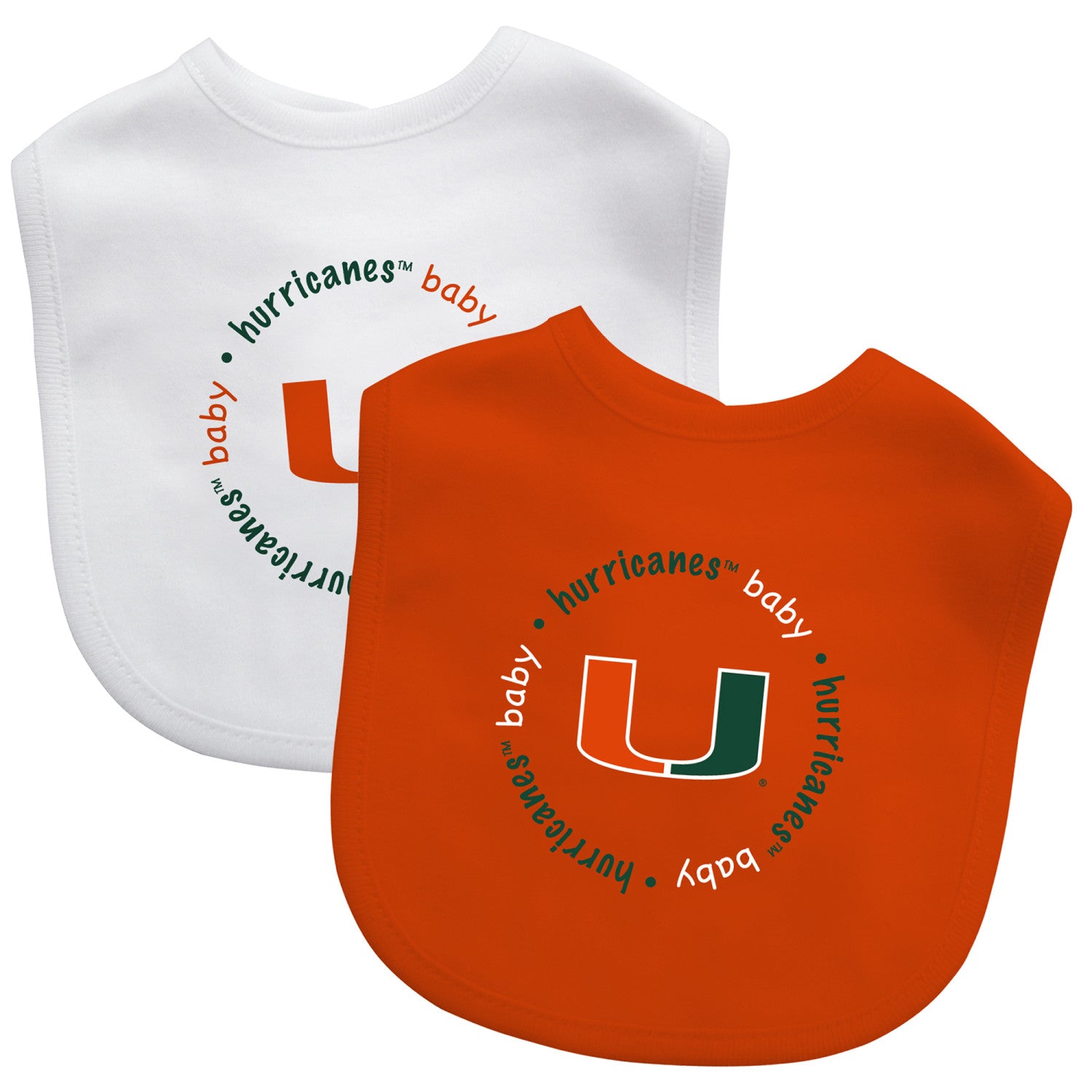 Miami Hurricanes - Baby Bibs 2-Pack