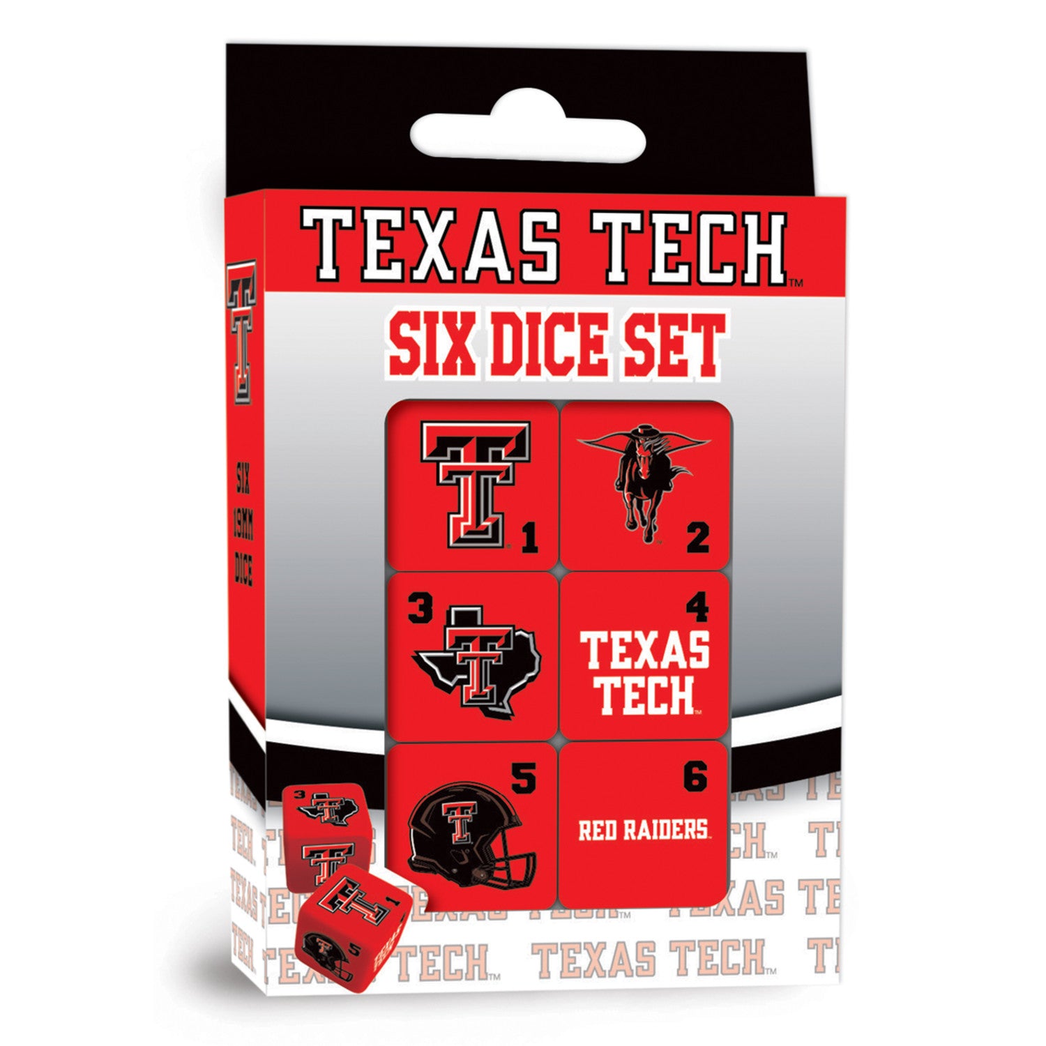 Texas Tech Red Raiders Dice Set - 19mm