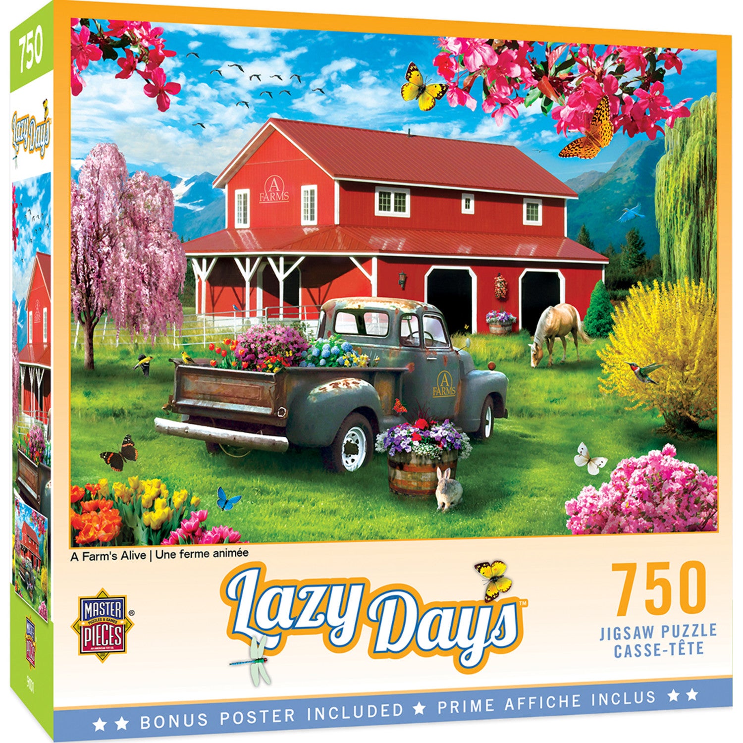 Lazy Days - A Farm's Alive 750 Piece Puzzle