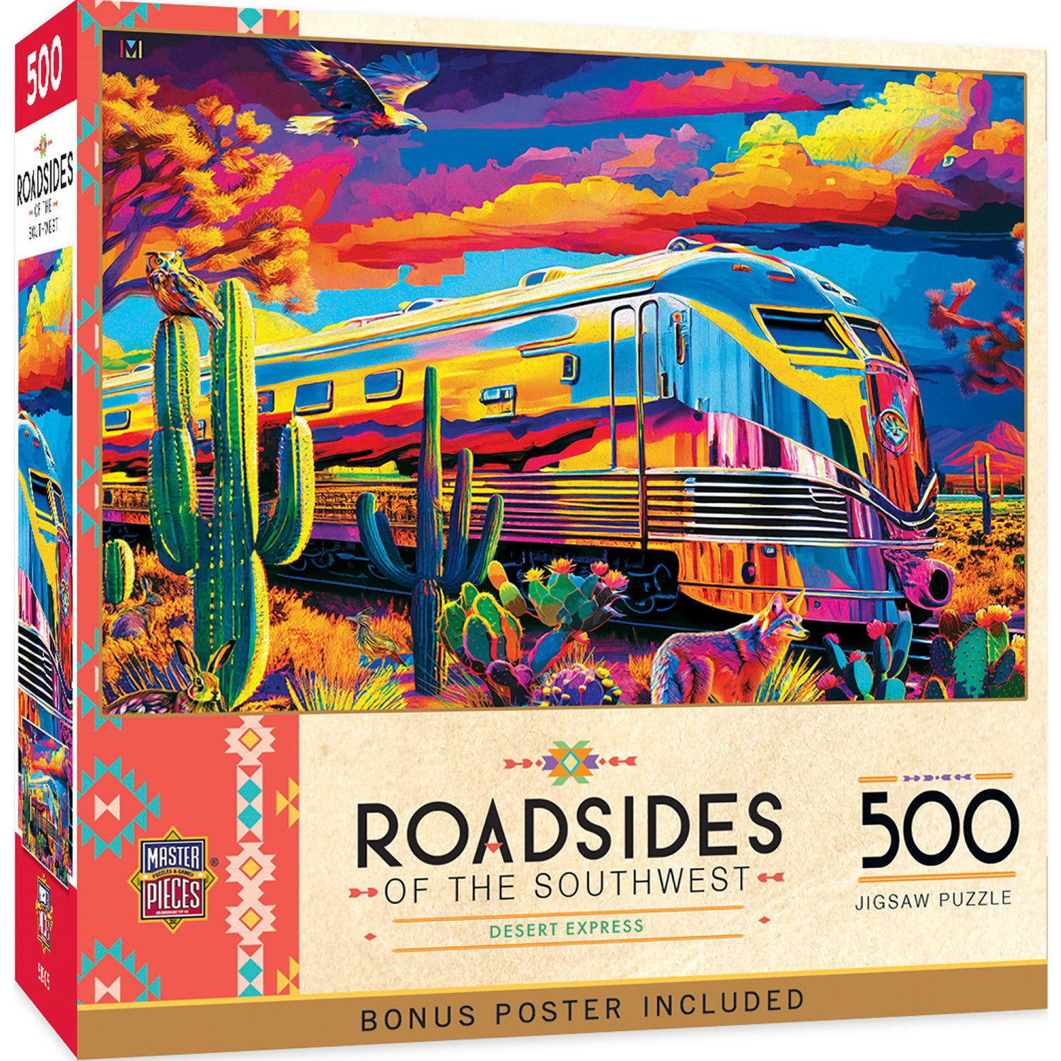 Roadsides of the Southwest - Desert Express 500 Piece Jigsaw Puzzle