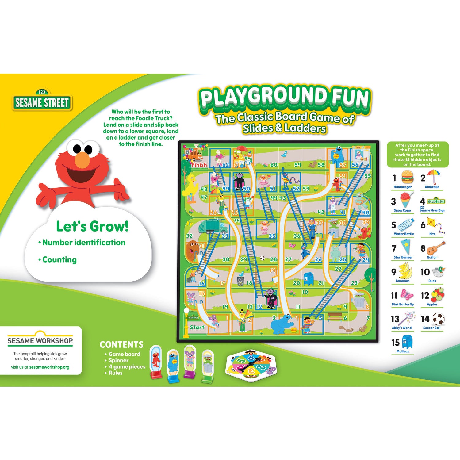 Sesame Street Playground Fun Board Game