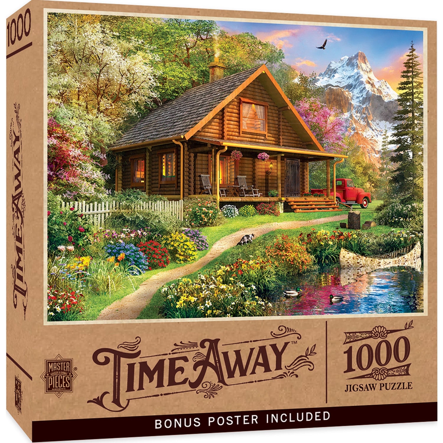 Time Away - Mountain Retreat 1000 Piece Jigsaw Puzzle
