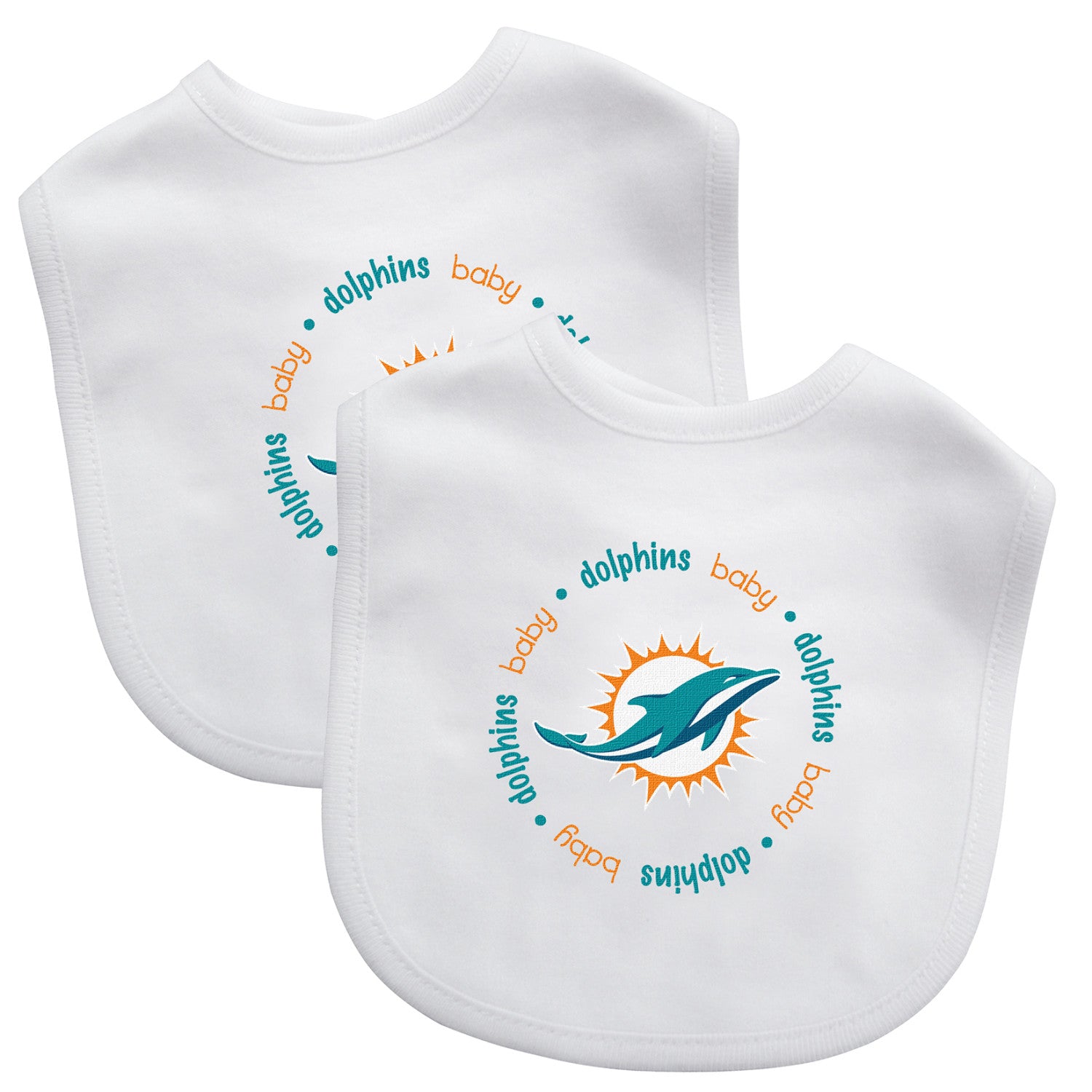 Miami Dolphins - Baby Bibs 2-Pack