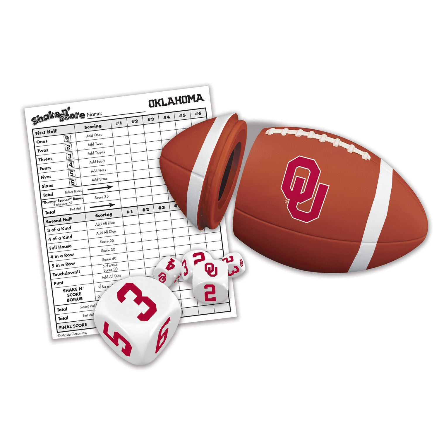 Oklahoma Sooners NCAA Shake N' Score