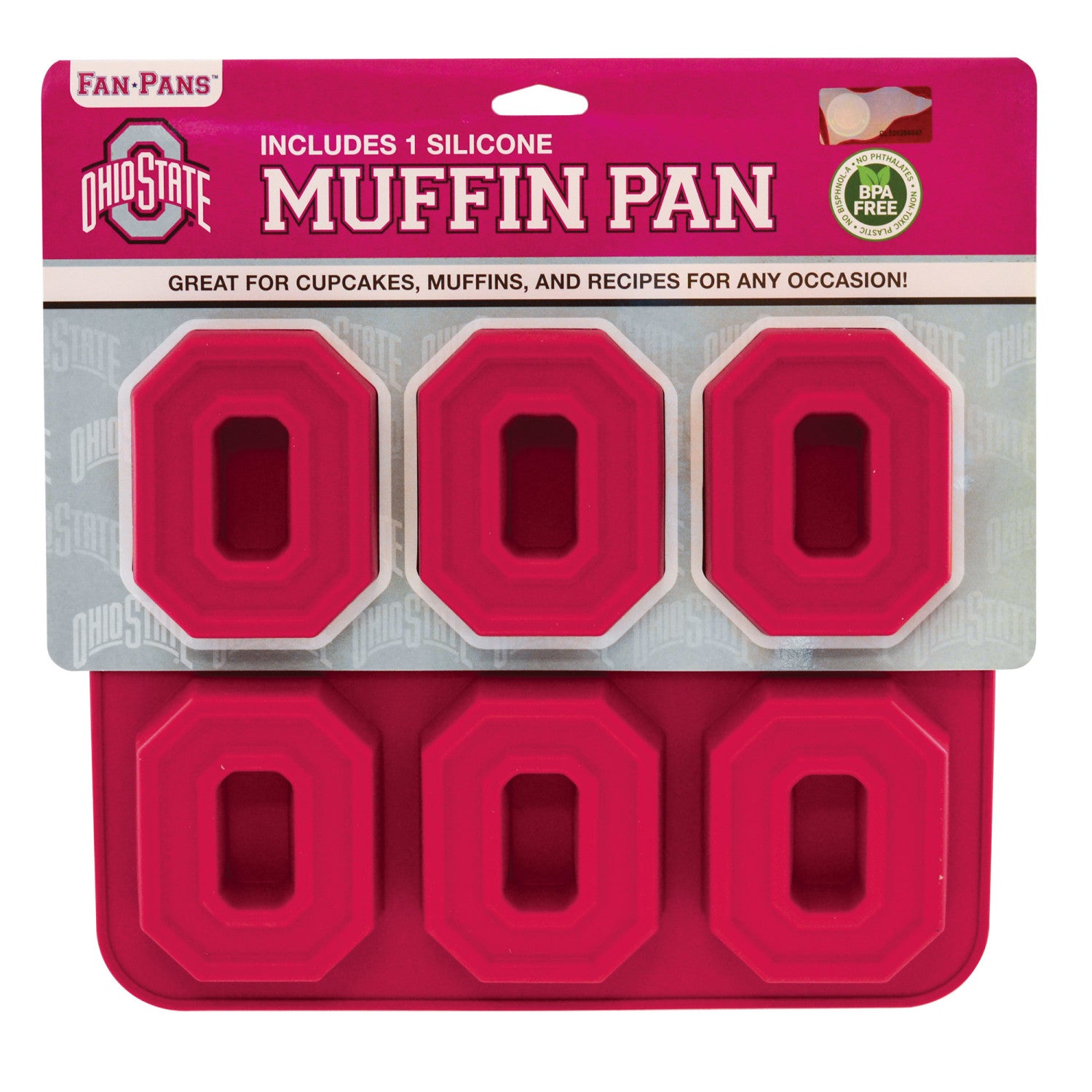 Ohio State Buckeyes Muffin Pan