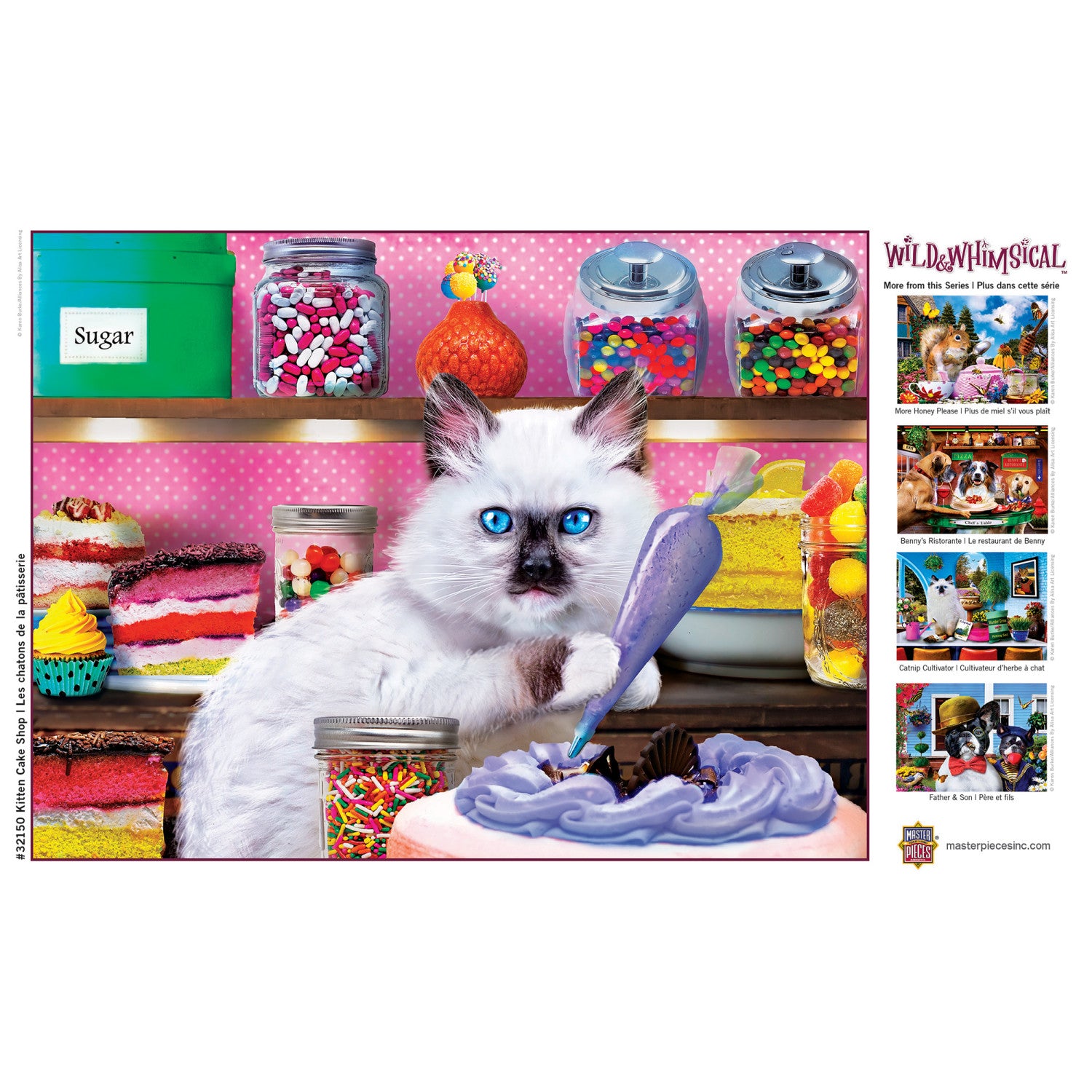 Wild & Whimsical - Kitten Cake Shop 300 Piece Puzzle