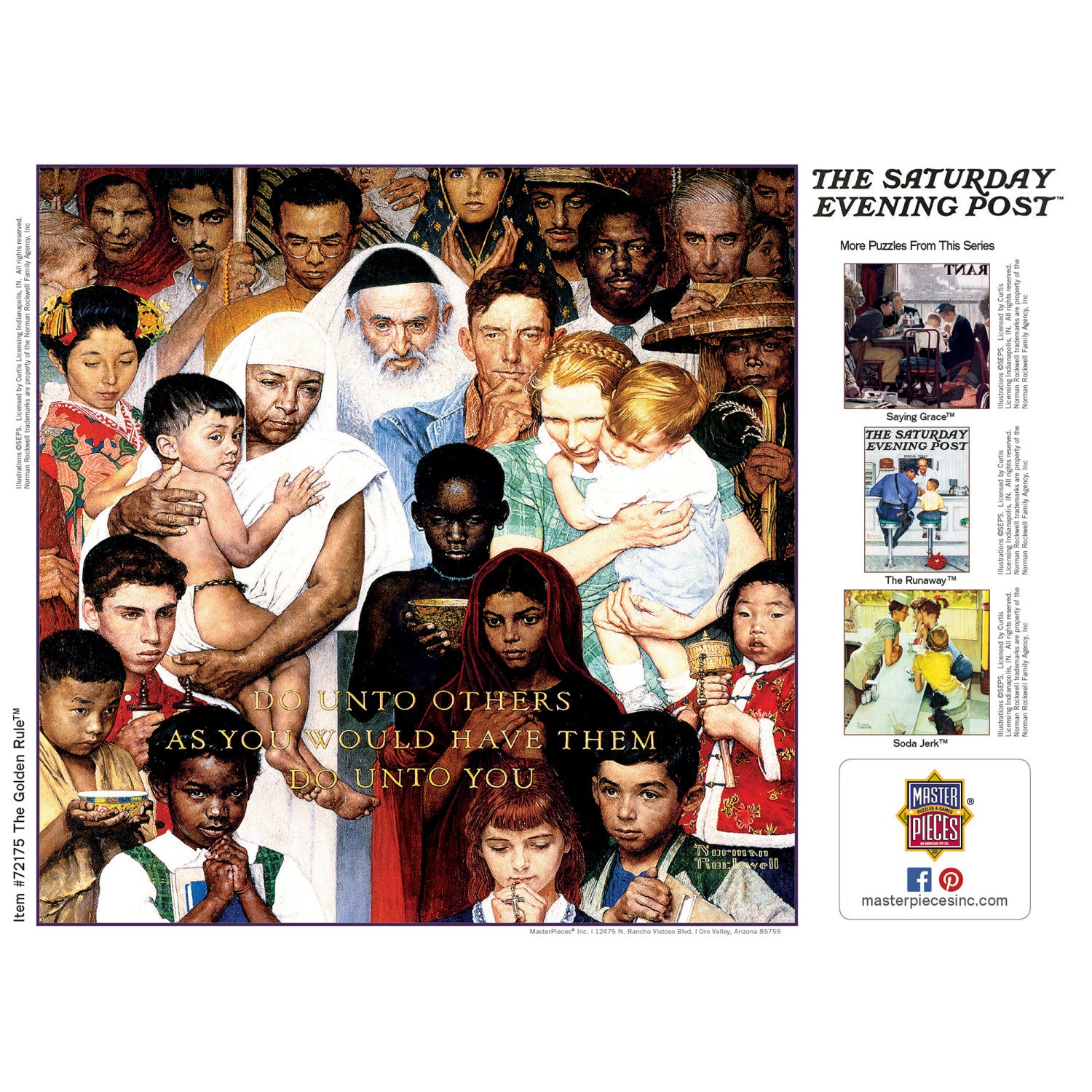 Saturday Evening Post - The Golden Rule 1000 Piece Puzzle
