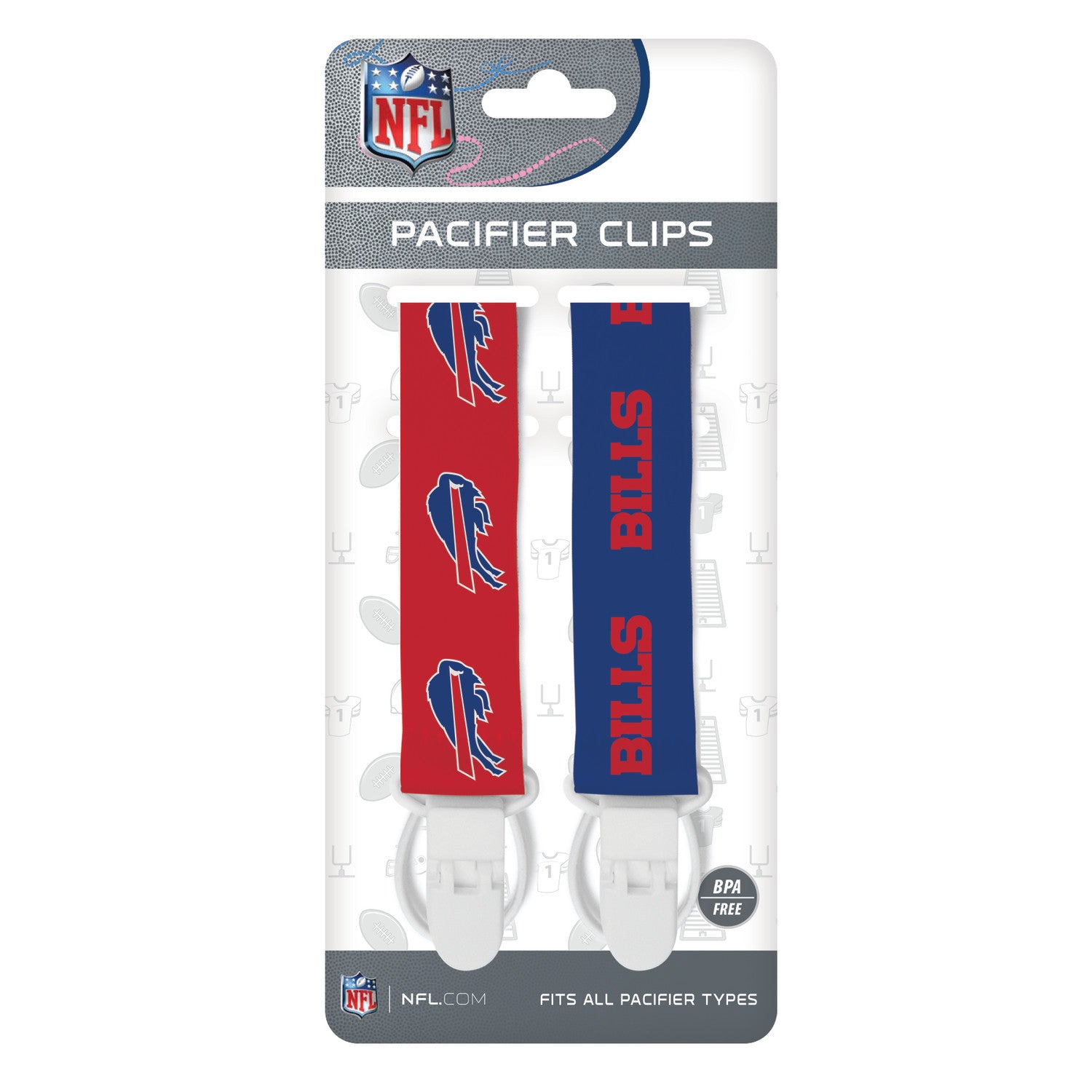 Buffalo Bills - Pacifier Clip 2-Pack