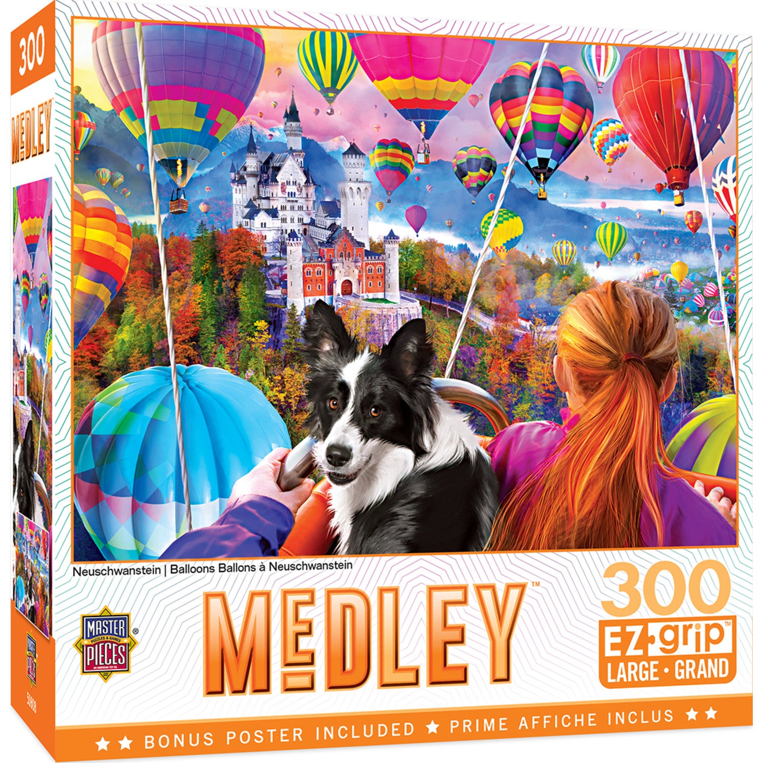 Medley - Neuschwanstein Balloons 300 Piece EZ Grip Puzzle