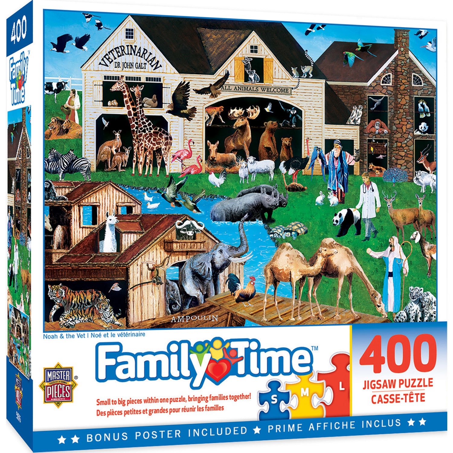 Family Time - Noah & the Vet 400 Piece Jigsaw Puzzle
