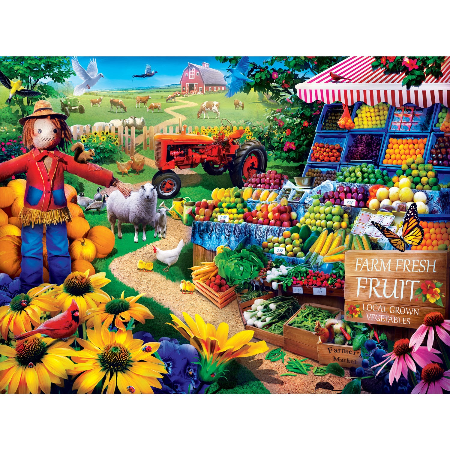 Farmer's Market - Fresh Farm Fruit 750 Piece Puzzle