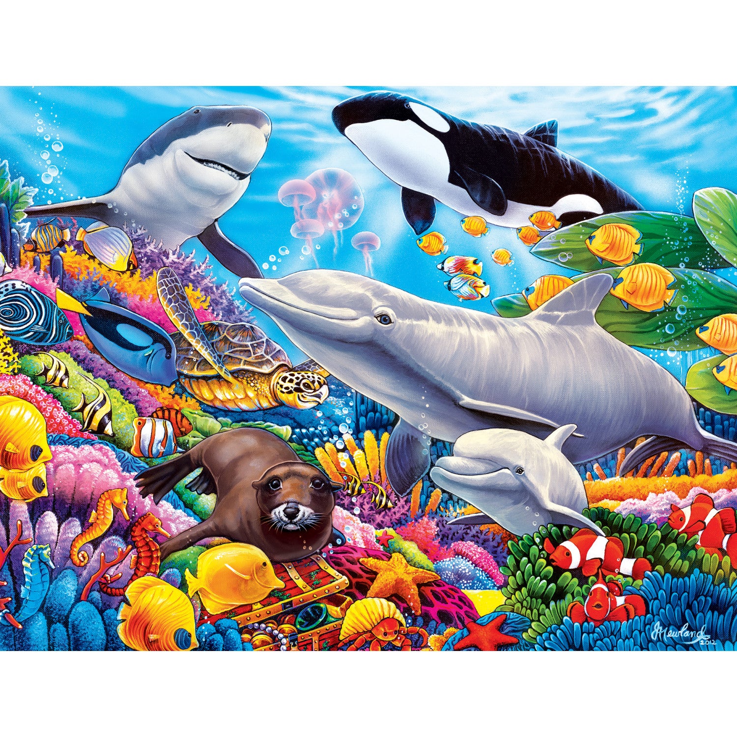 World of Animals - Undersea Friends 100 Piece Kids Puzzle